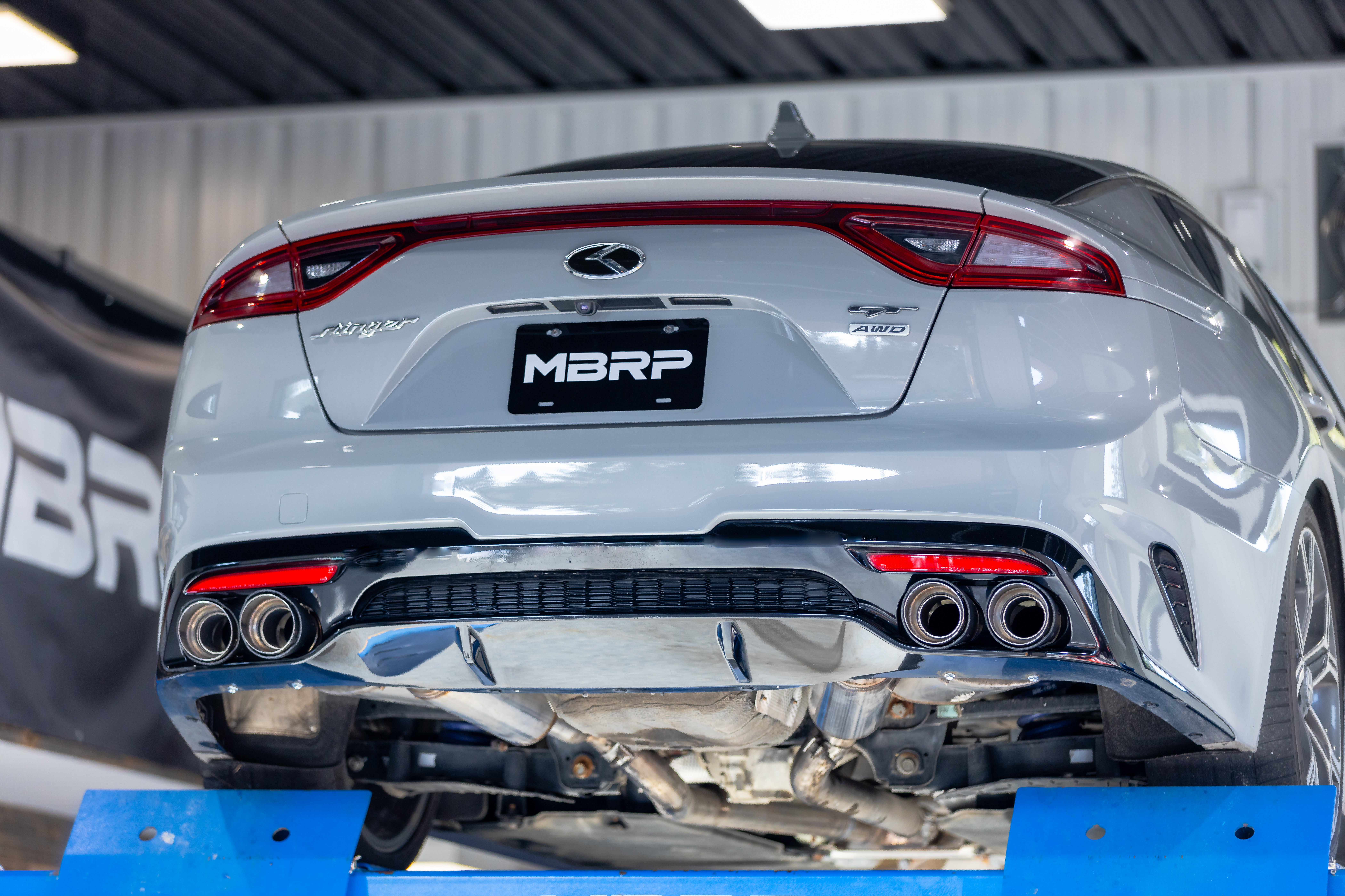 MBRP Exhaust Tips. 4in. O.D Out. 2.5in. ID. Dual Wall. CF T304 T5195CF