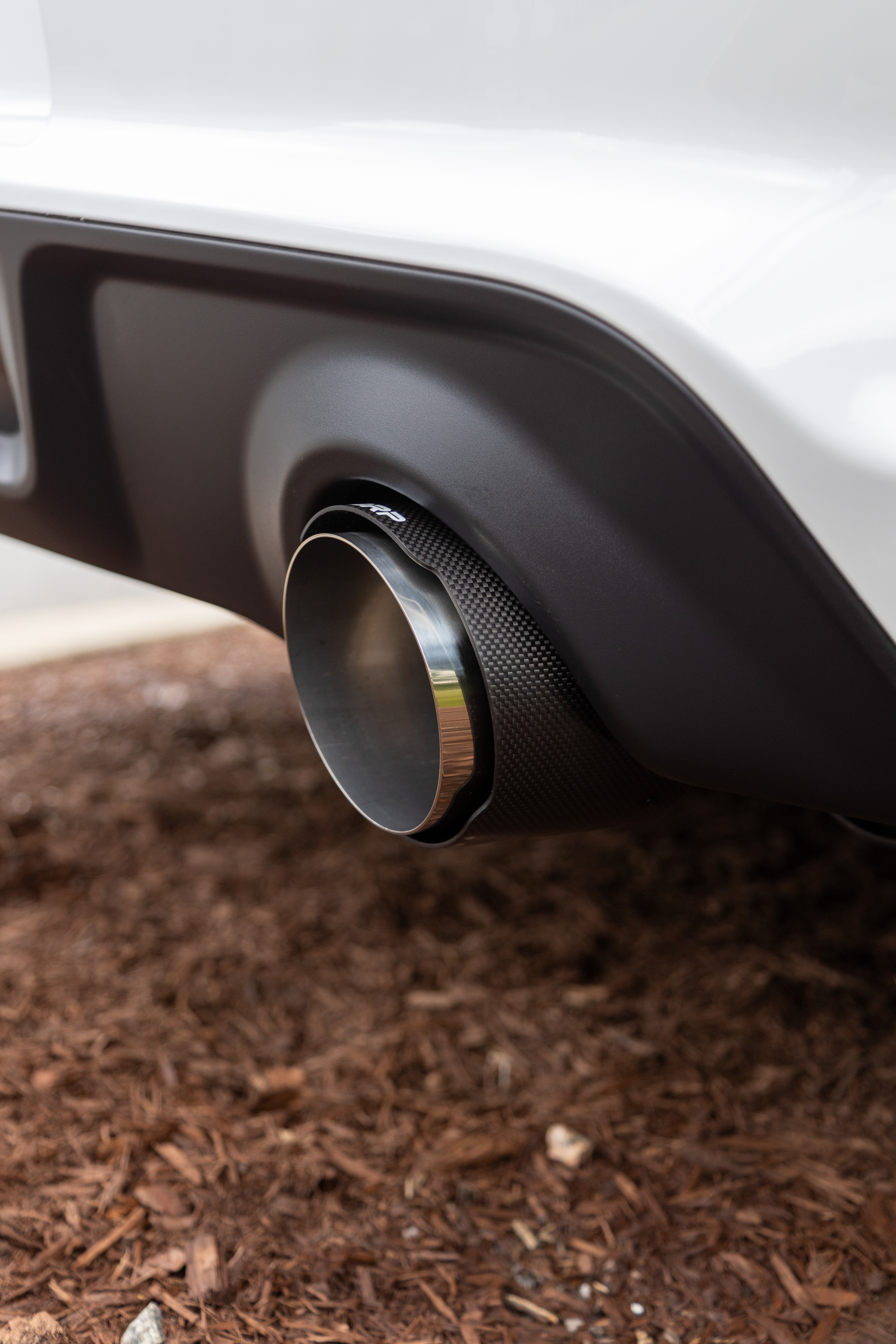 MBRP Exhaust 5in. OD. SEC 70 inlet. 7.8in. in length, CF. T5197CF