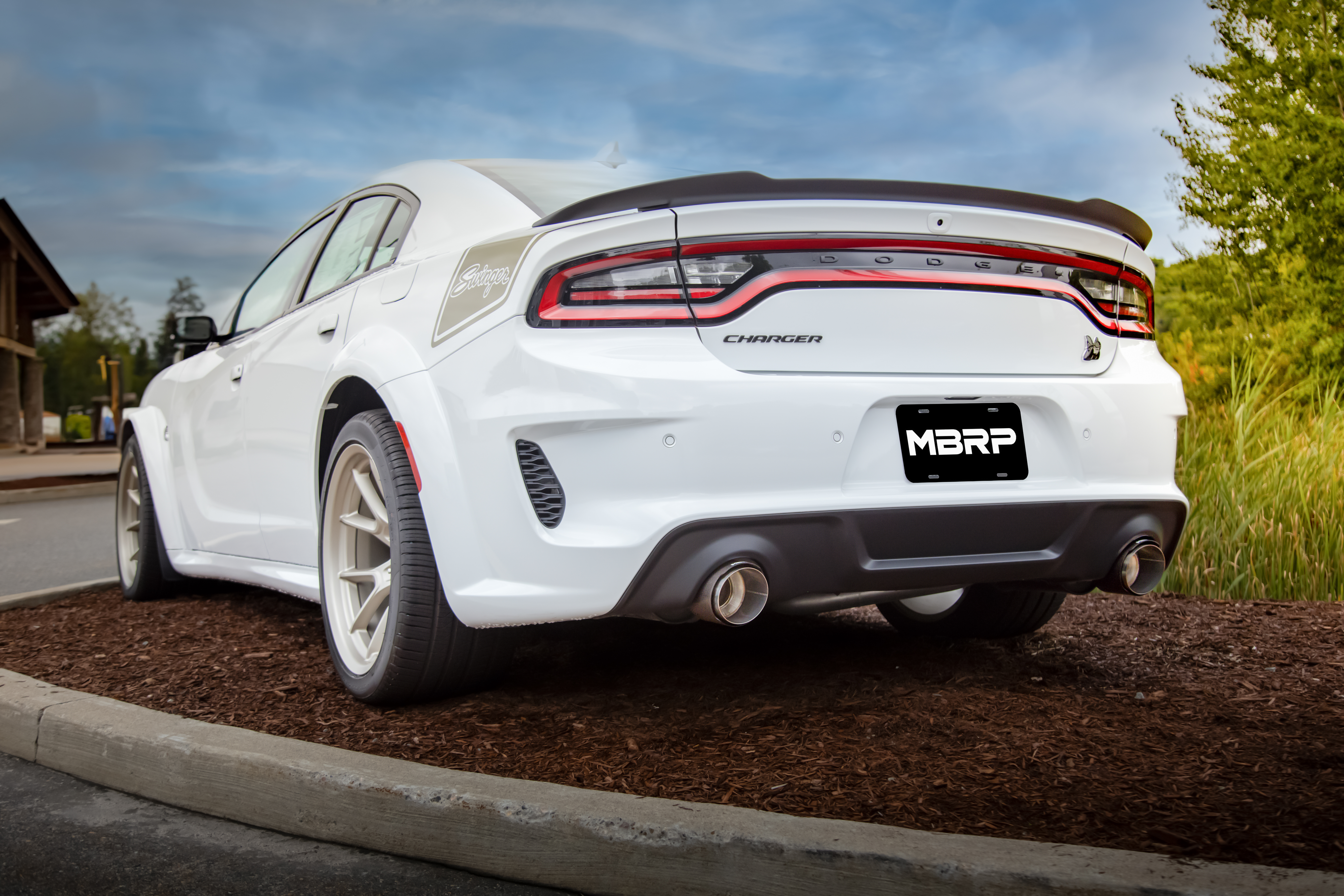 MBRP Exhaust 5in. OD. SEC 70 inlet. 7.8in. in length, CF. T5197CF