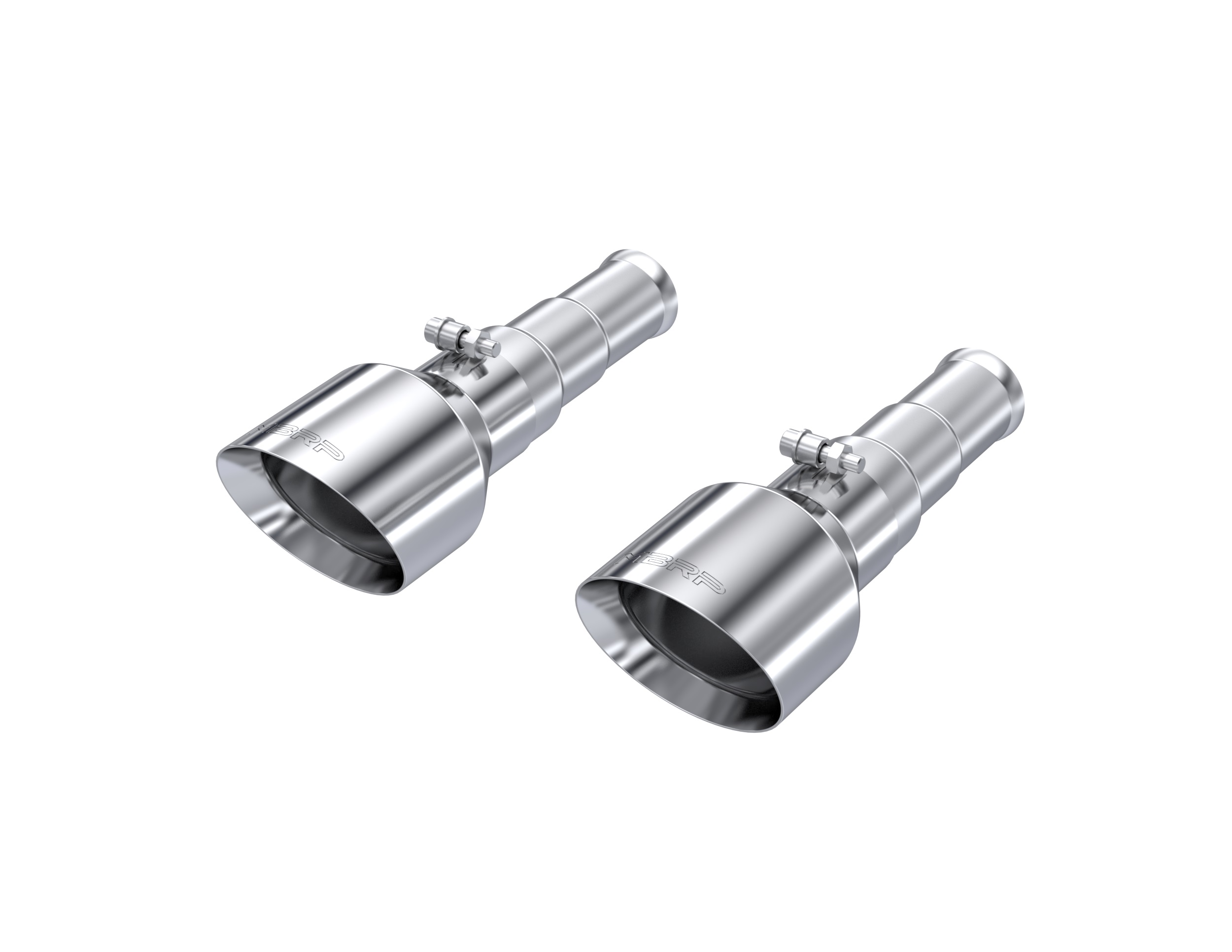 MBRP Exhaust MBRP Tip Set, 5in OD Dual Wall Angle Cut, T304. T5199