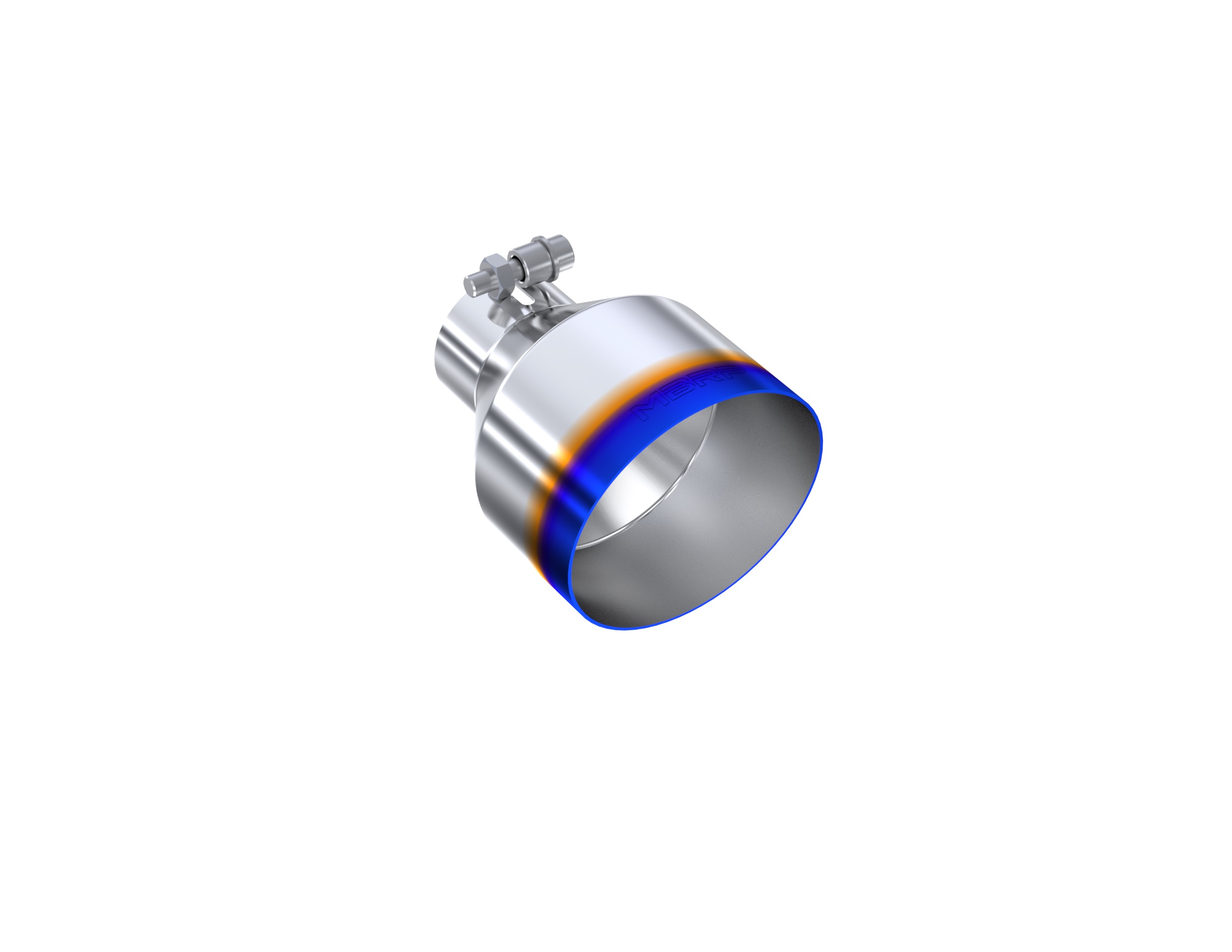 MBRP Exhaust Tip. 5in. OD Out. 2.5in. ID. 6.5in Length. Single Wall. BE T304 T5190BE