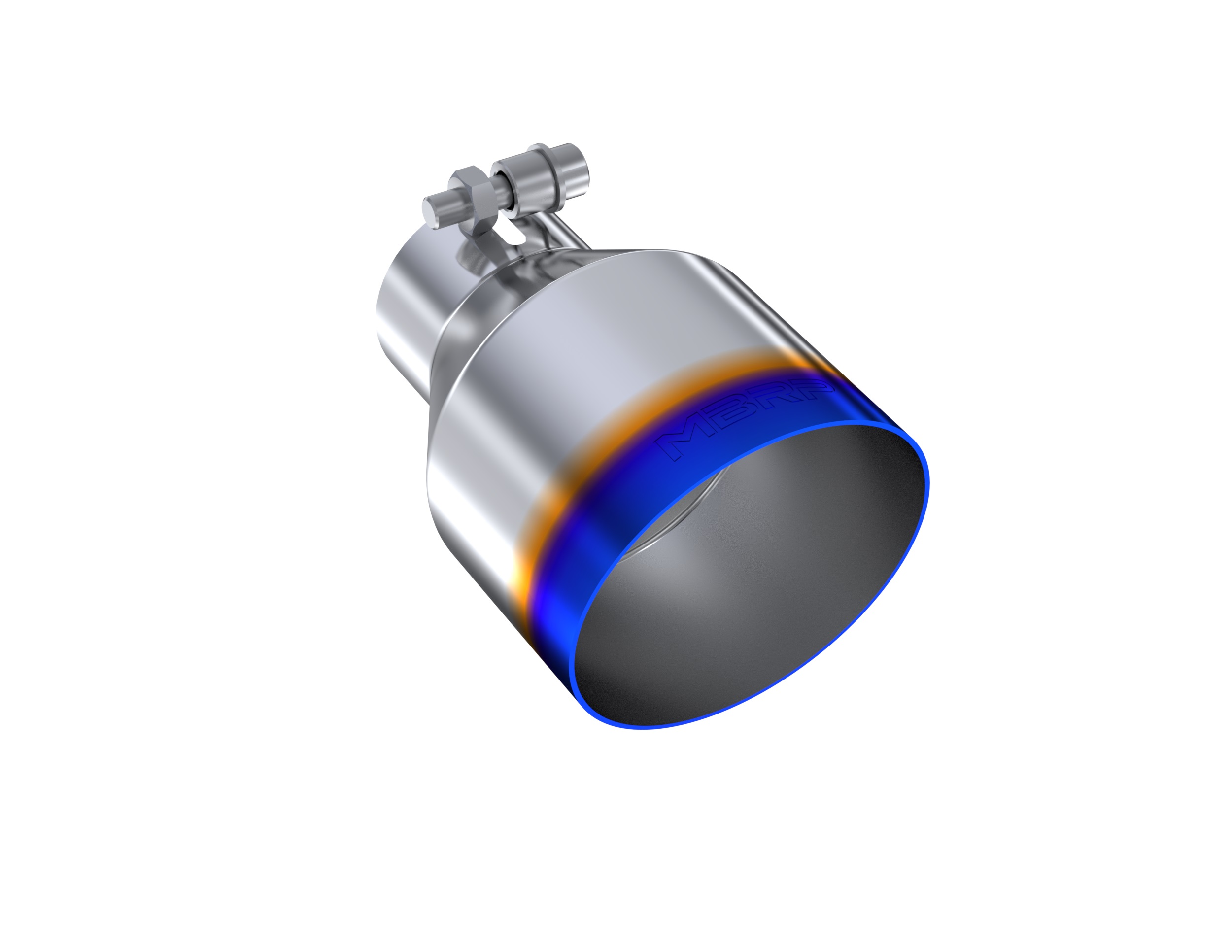 MBRP Exhaust Tip. 4.5in. OD Out. 2.5in. ID. 6.5in Length. Single Wall. BE T304 T5191BE