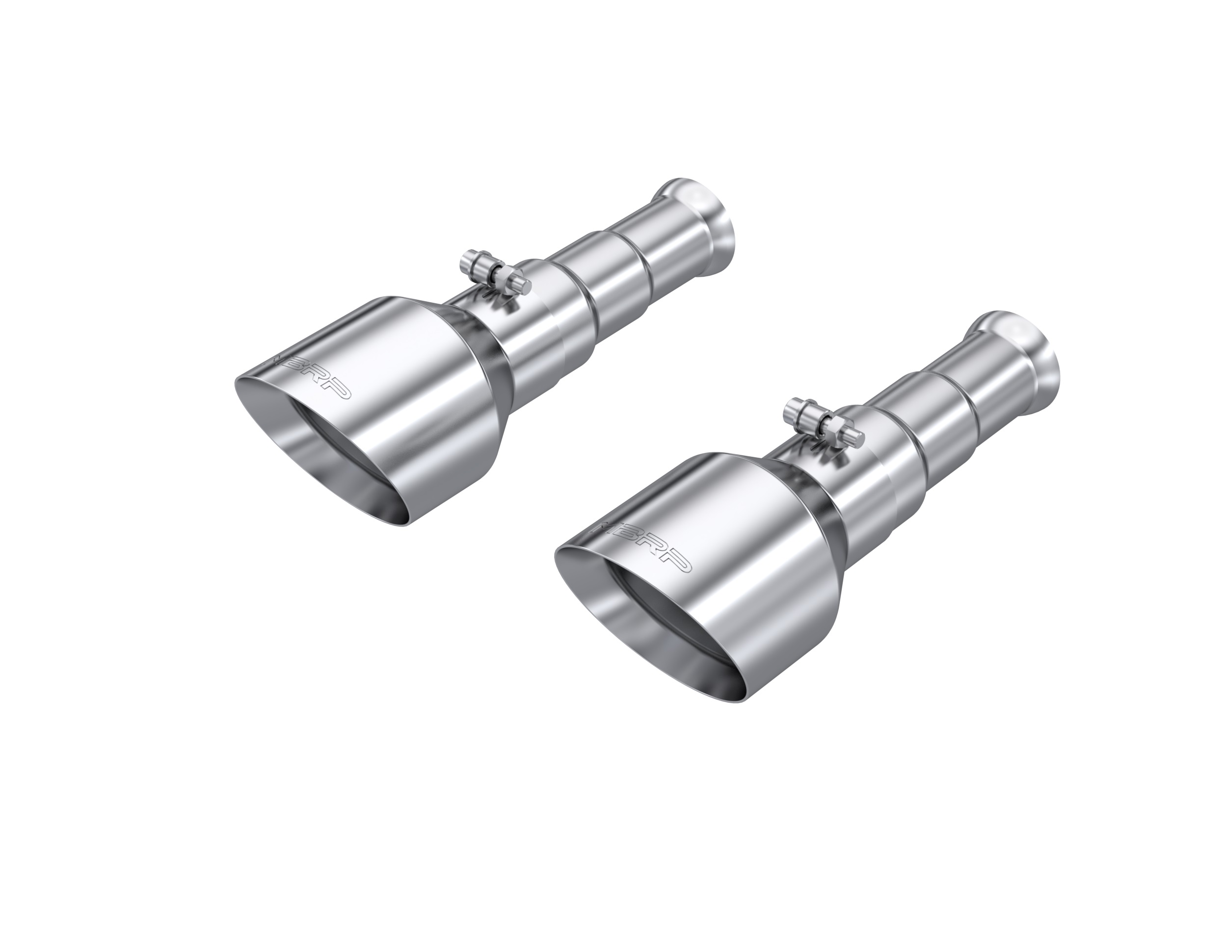 MBRP Exhaust MBRP Tip Set, 5in OD Dual Wall Angle Cut, T304. T5200