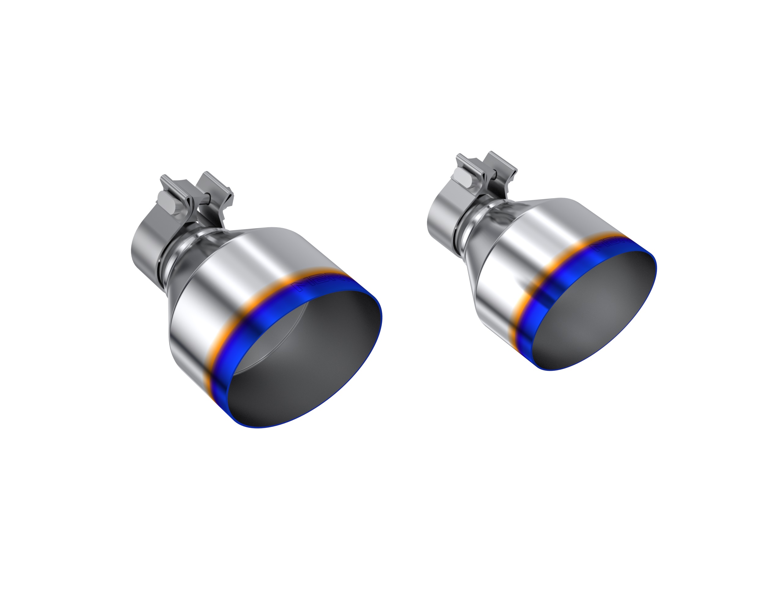 MBRP Exhaust MBRP Exhaust Tip, 5in OD Out, 2.125in ID, 7.25in Length, Single Wall, BE T304 T5202BE