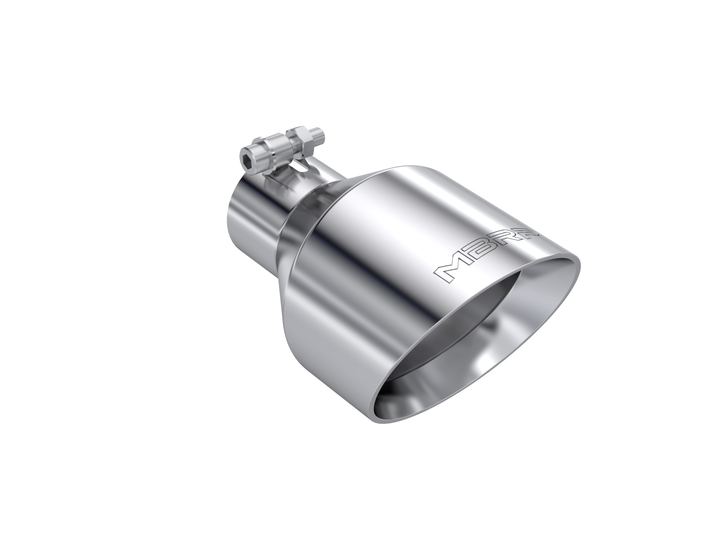 MBRP Exhaust 2.5in ID, 5in OD, 8in Length, Angled. T5203