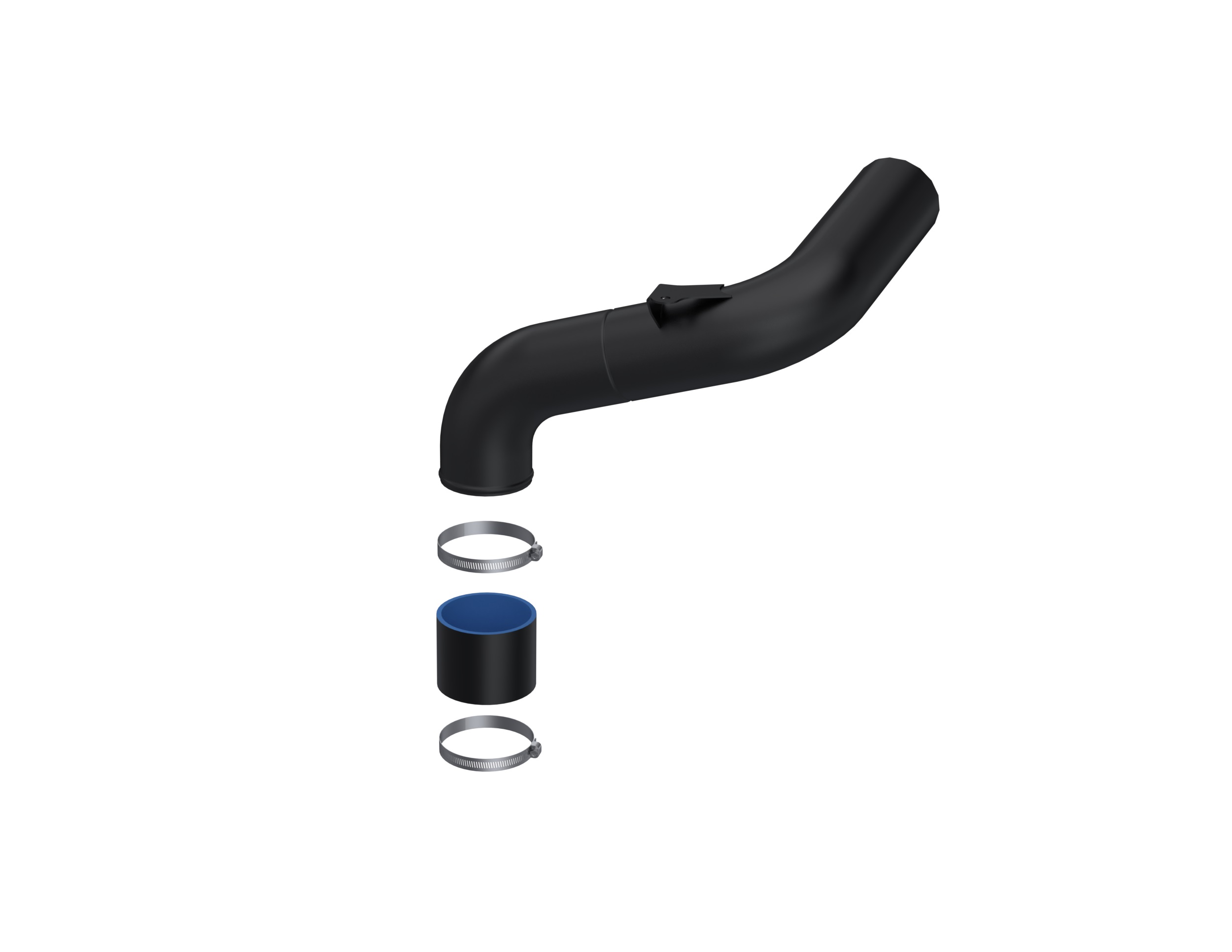 MBRP Exhaust MBRP BLK 3.5" Clutch Vent Tube VT-9502