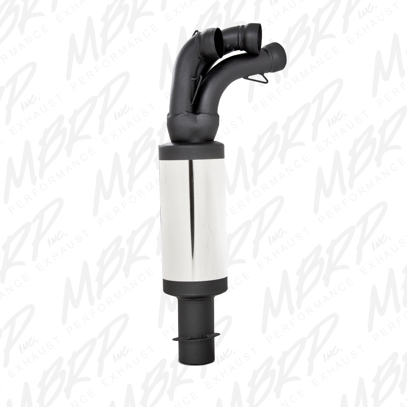 MBRP Exhaust Race Muffler. Slip-on Design. Packed Muffler. 1110415