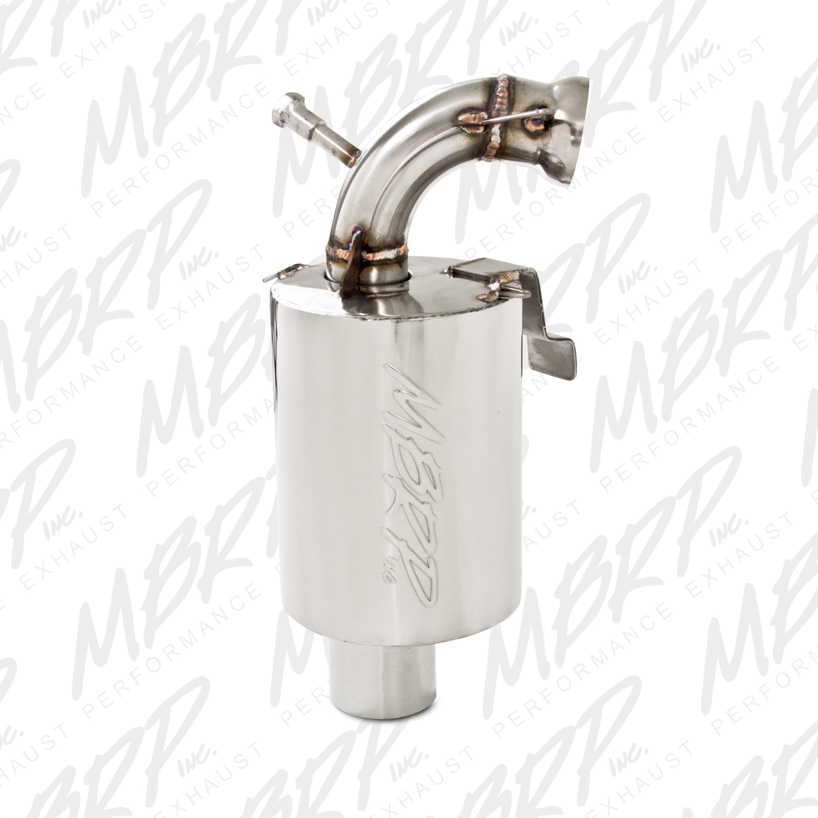 MBRP Exhaust Trail Muffler. Slip-on Design. Packed Muffler. 126T209