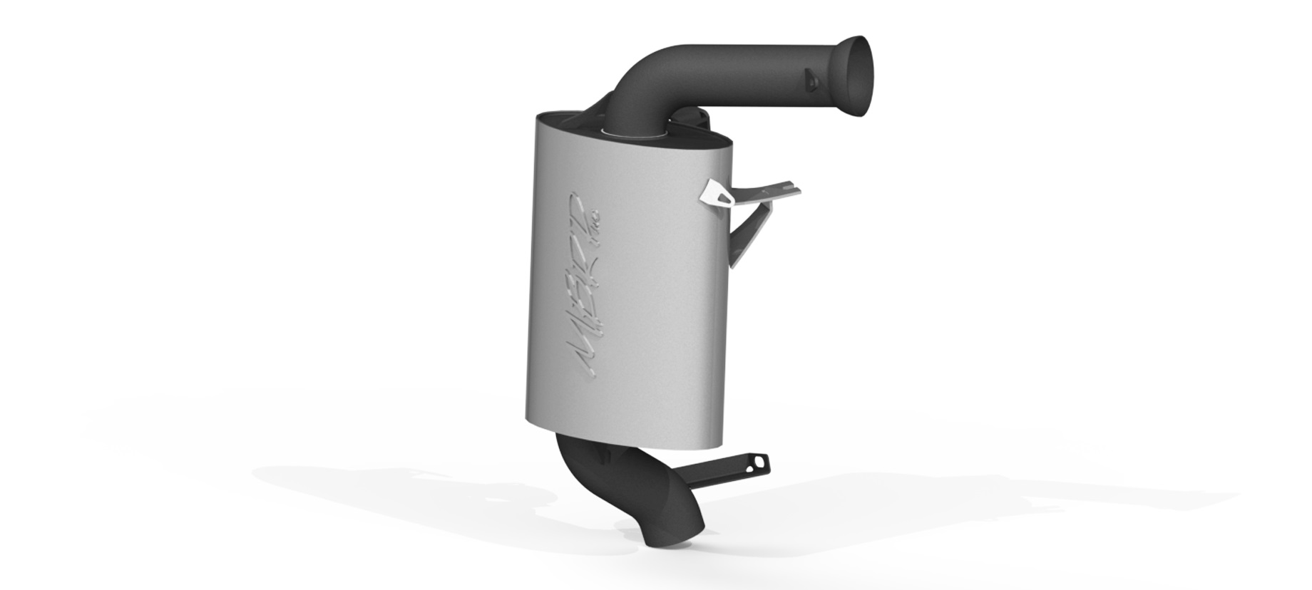 MBRP Exhaust Trail Muffler. Slip-on Design. Packed Muffler. 130T206