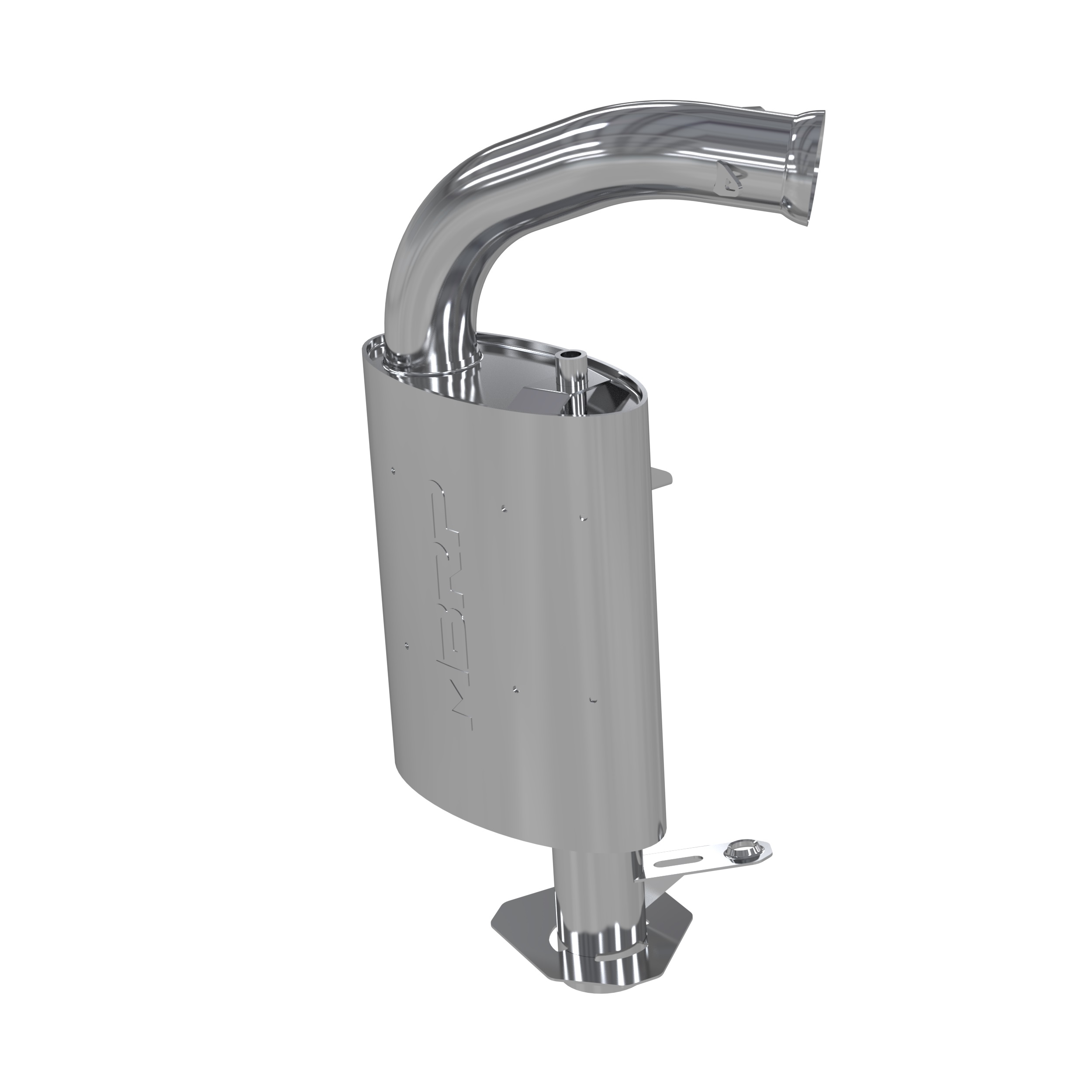 MBRP Exhaust Quiet Muffler. Slip-on Design. Packed Muffler. 139Q204