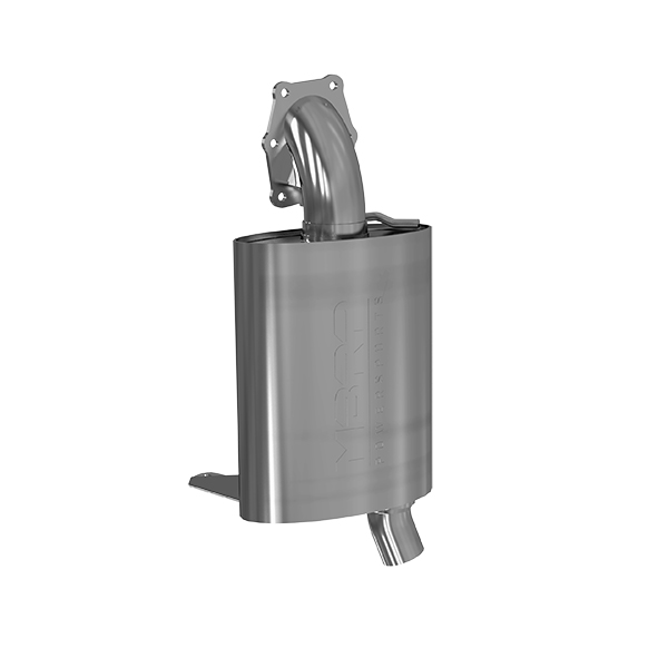 MBRP Exhaust Trail Muffler. Slip-on Design. Packed Muffler. 236T408