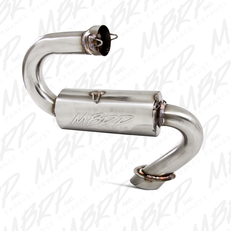 MBRP Exhaust Race Muffler. Slip-on Design. Packed Muffler. 4050210