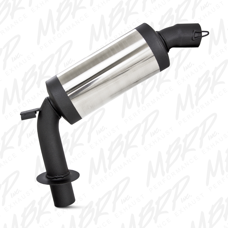 MBRP Exhaust Race Muffler. Slip-on Design. Packed Muffler. 4060210
