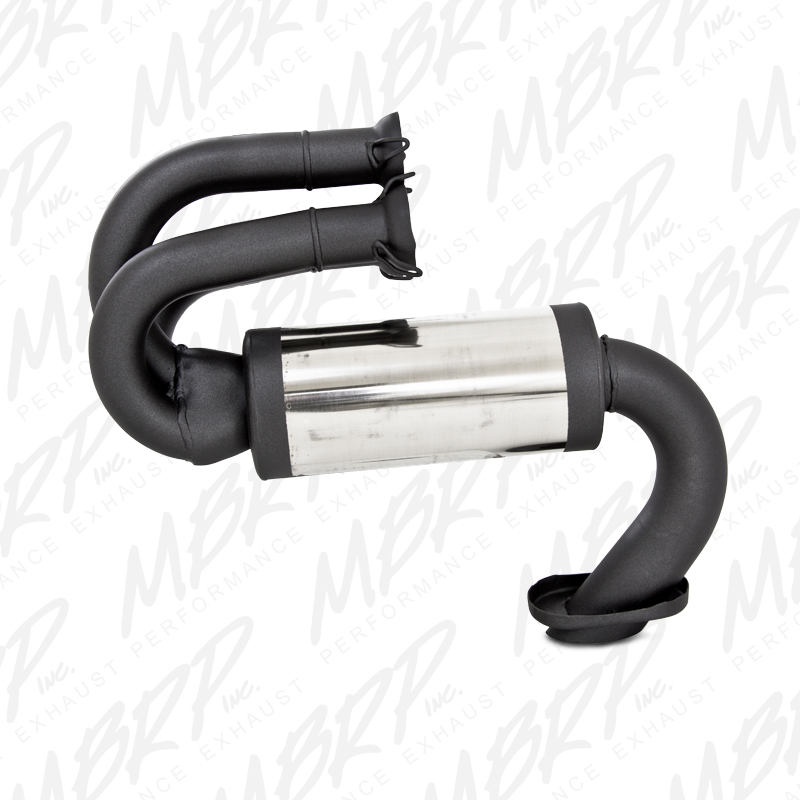 MBRP Exhaust Race Muffler. Slip-on Design. Packed Muffler. 4080309