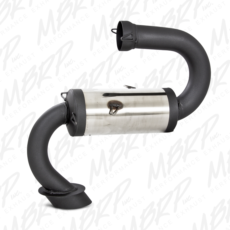 MBRP Exhaust Race Muffler. Slip-on Design. Packed Muffler. 4090210