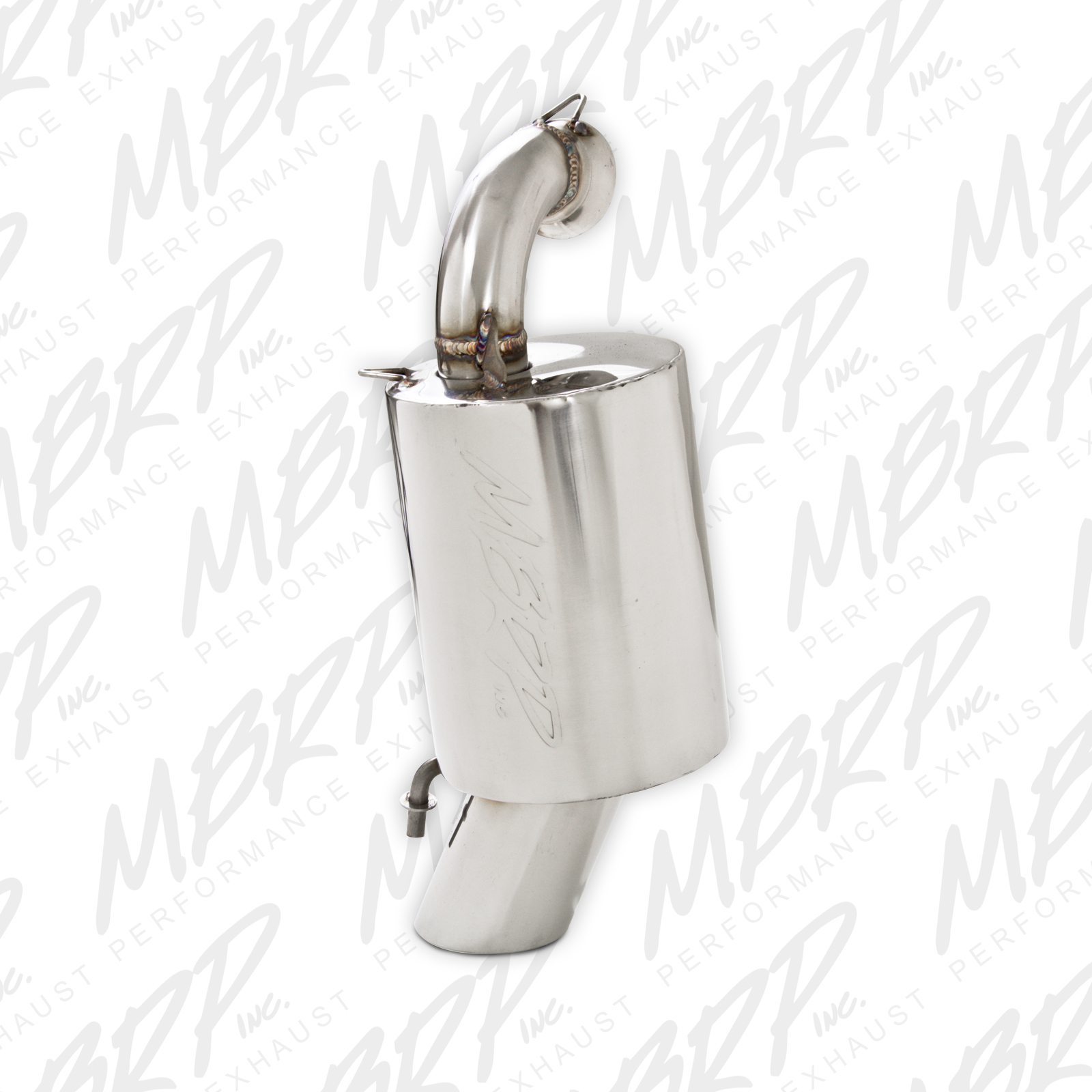 MBRP Exhaust Trail Muffler. Slip-on Design. Packed Muffler. 4230215