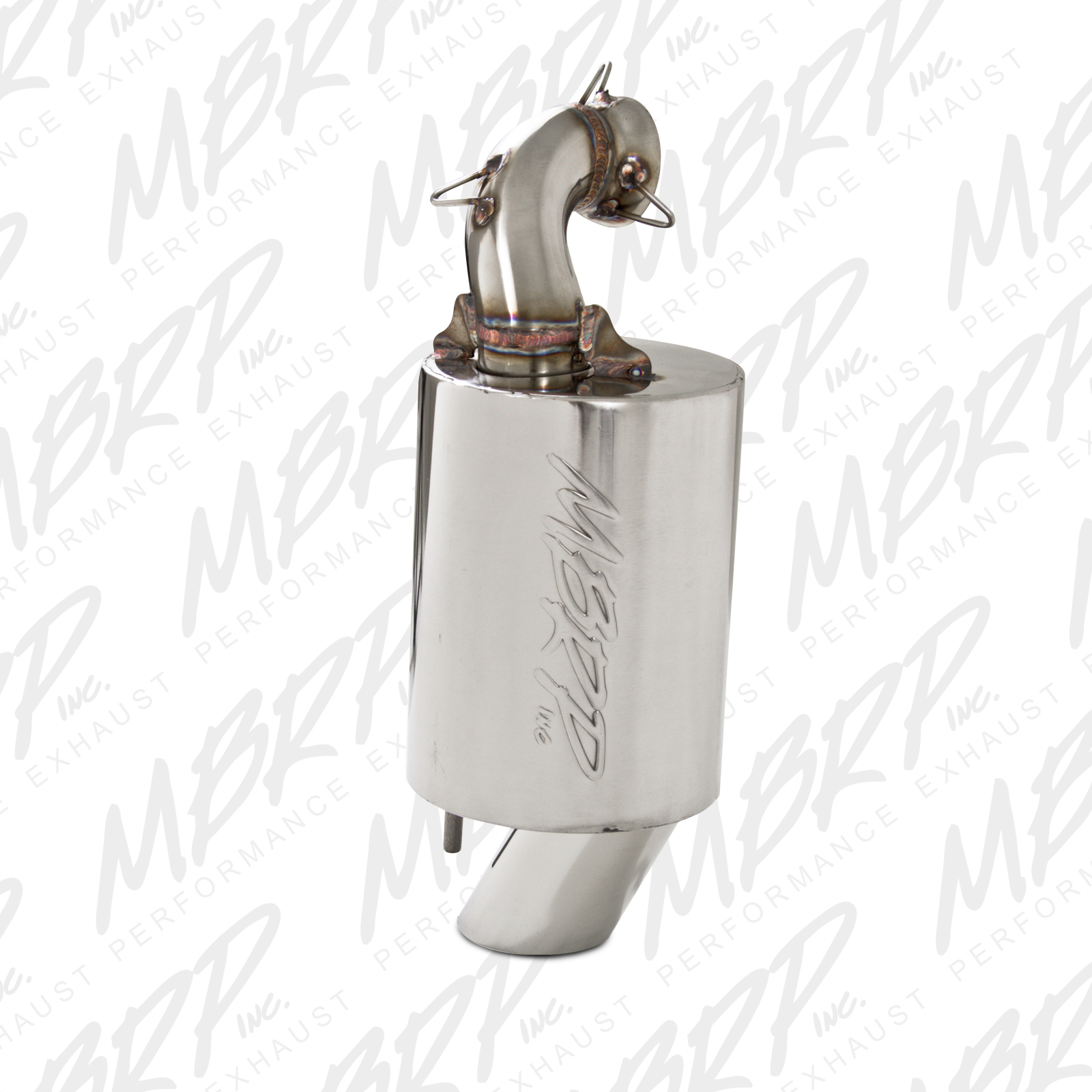 MBRP Exhaust Trail Muffler. Slip-on Design. Packed Muffler. 427T209