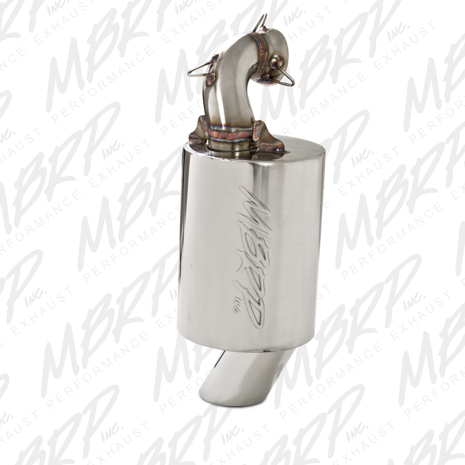 MBRP Exhaust Trail Muffler. Slip-on Design. Packed Muffler. 428T209