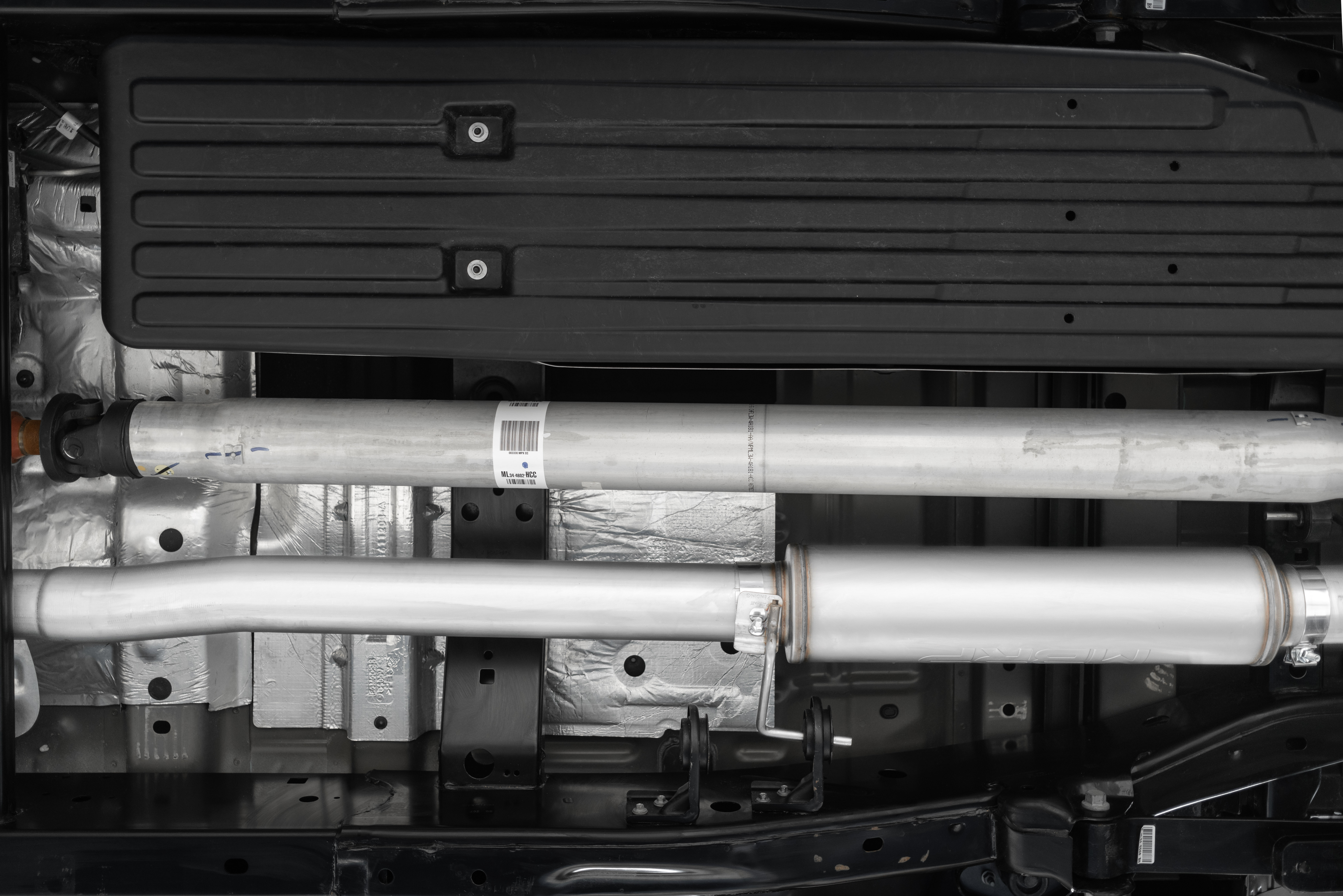 MBRP Exhaust 4in. Cat-Back. Single Side Exit. Race Version. BLK S5209BLK