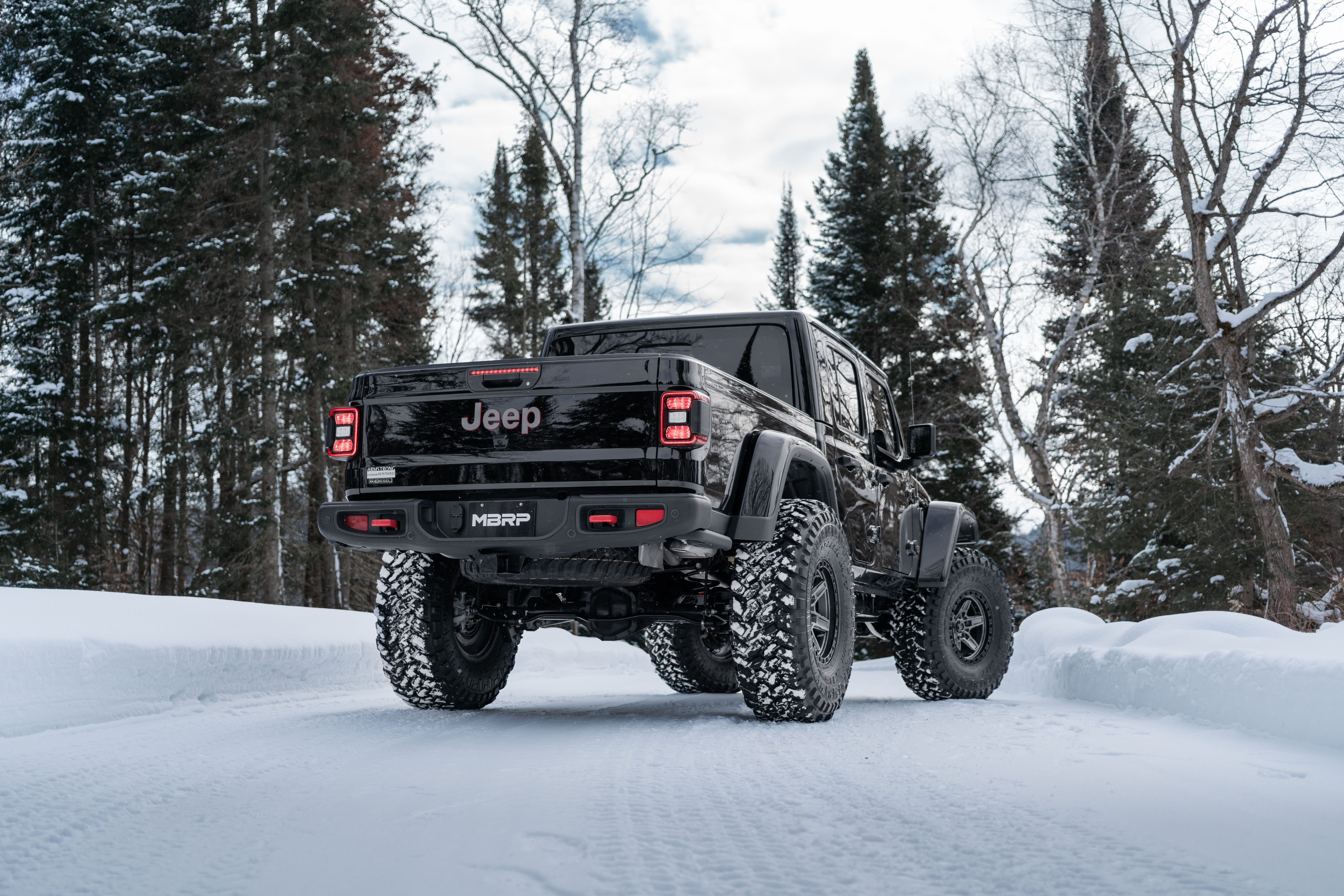 MBRP Exhaust 3in. Filter Back. High Clearance. Rear Turn Down. T409 S6502409