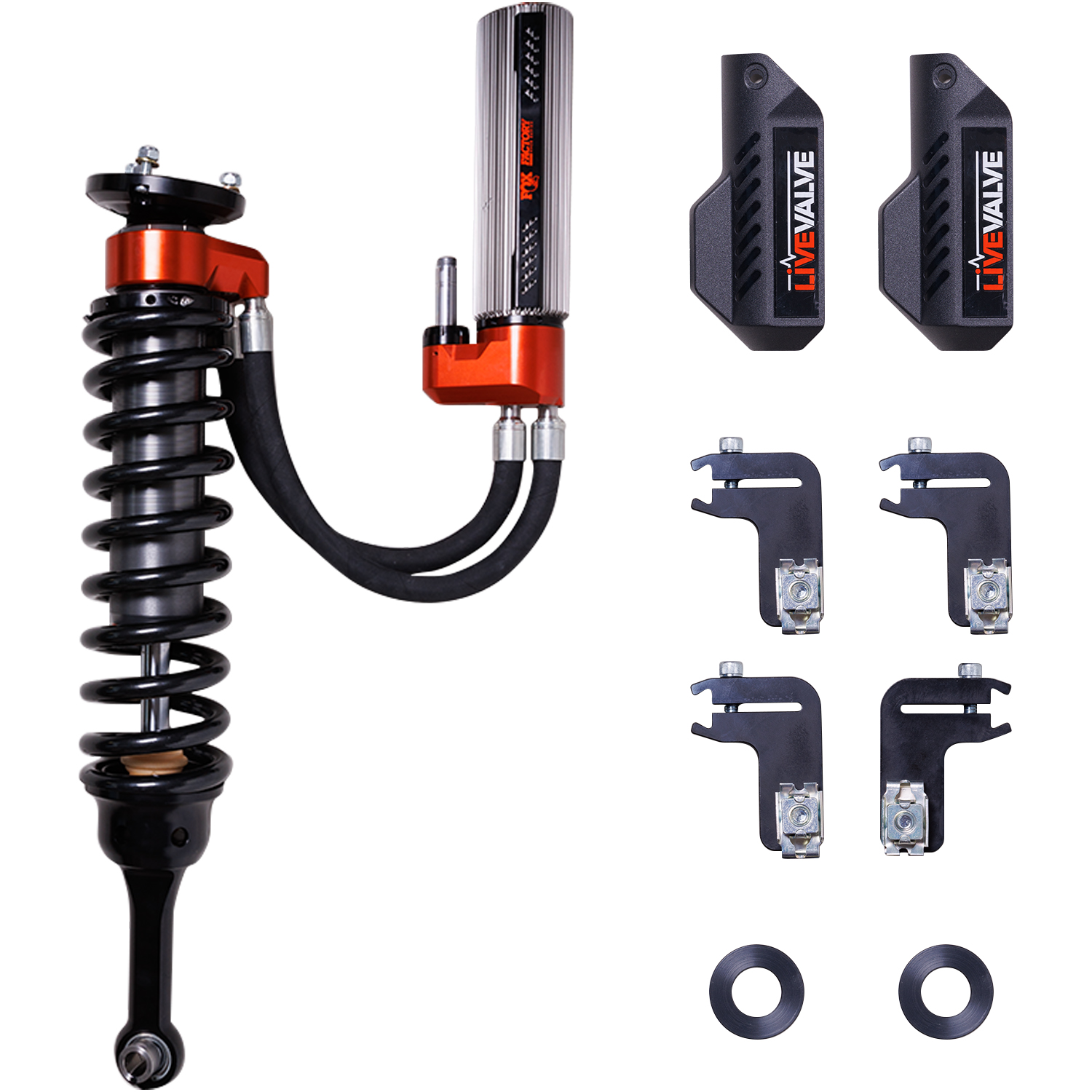 FOX Offroad Shocks FACTORY RACE SERIES 3.0 LIVE VALVE INTERNAL BYPASS COIL-OVER (PAIR) - ADJUSTABLE 883-06-182