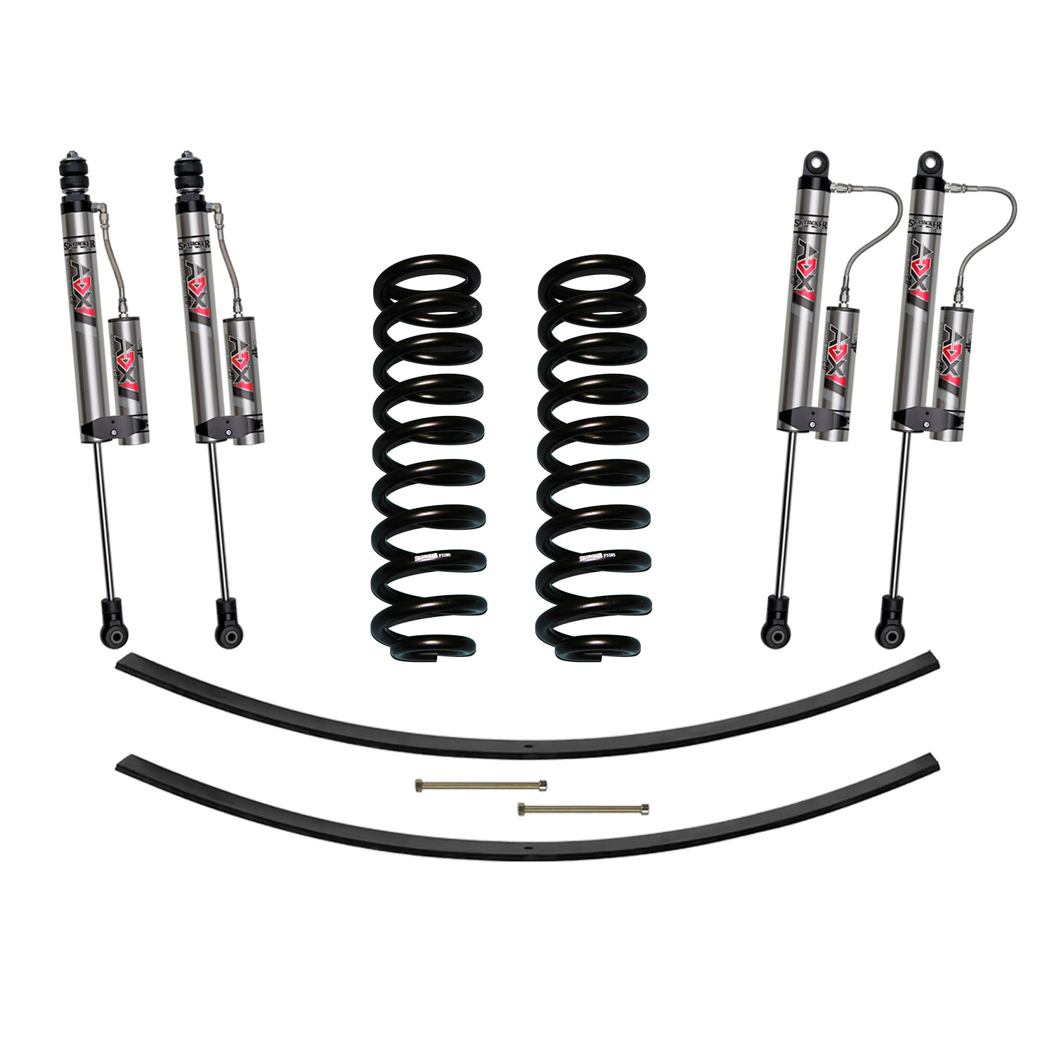 Skyjacker 2-2.5 in. Suspension Lift Kit With ADX 2.0 Remote Reservoir Monotube Shocks. F520K-X