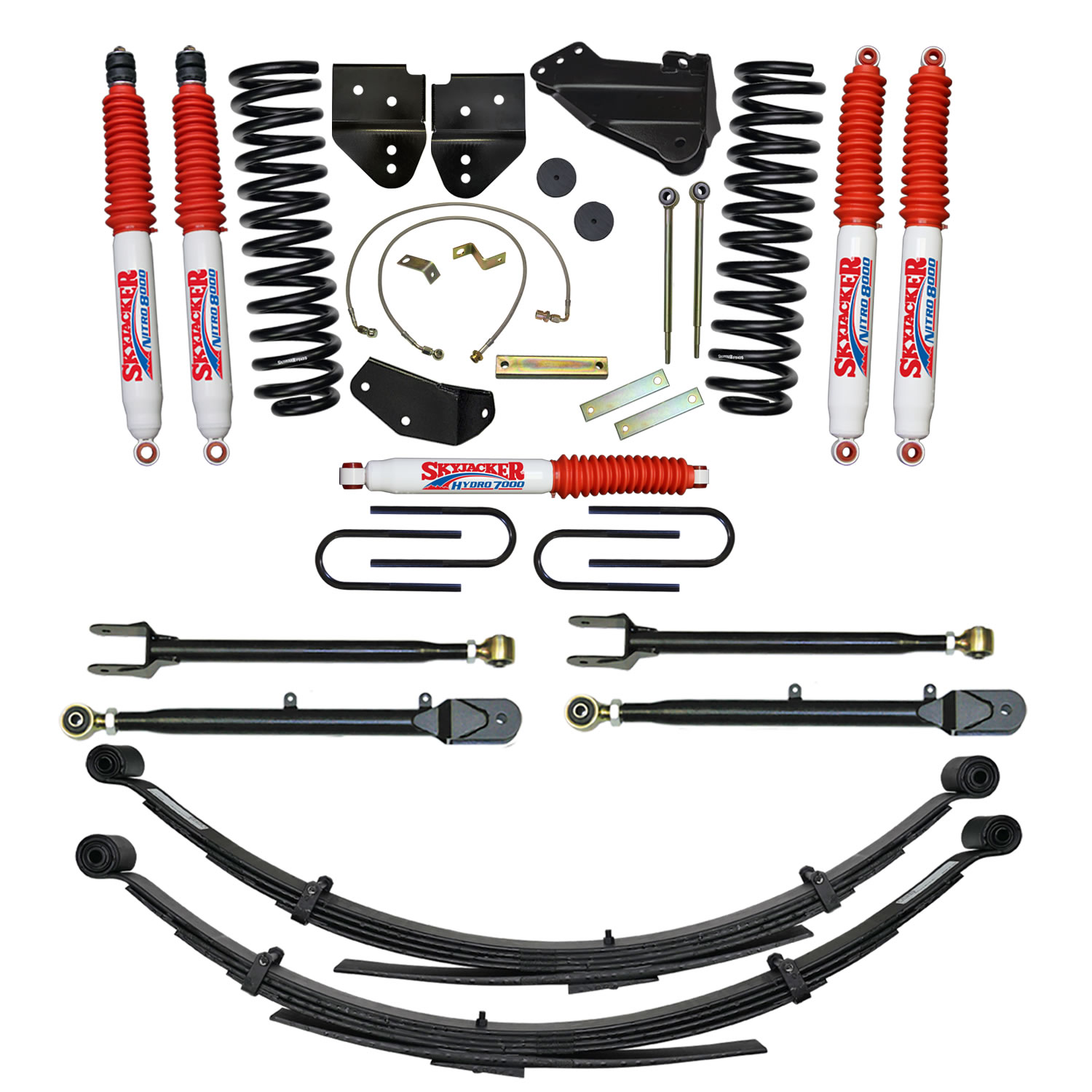 Skyjacker 4IN. SYS 05-07F250 GAS 4LK NIT F54024KS-N