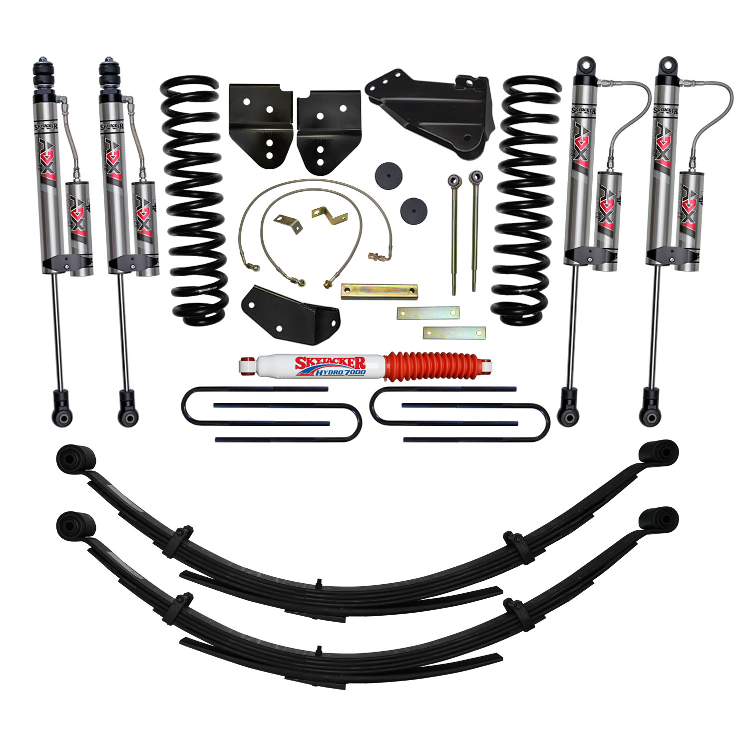 Skyjacker 6 in. Suspension Lift System With ADX 2.0 Remote Reservoir Monotube Shocks. F5601KS-X