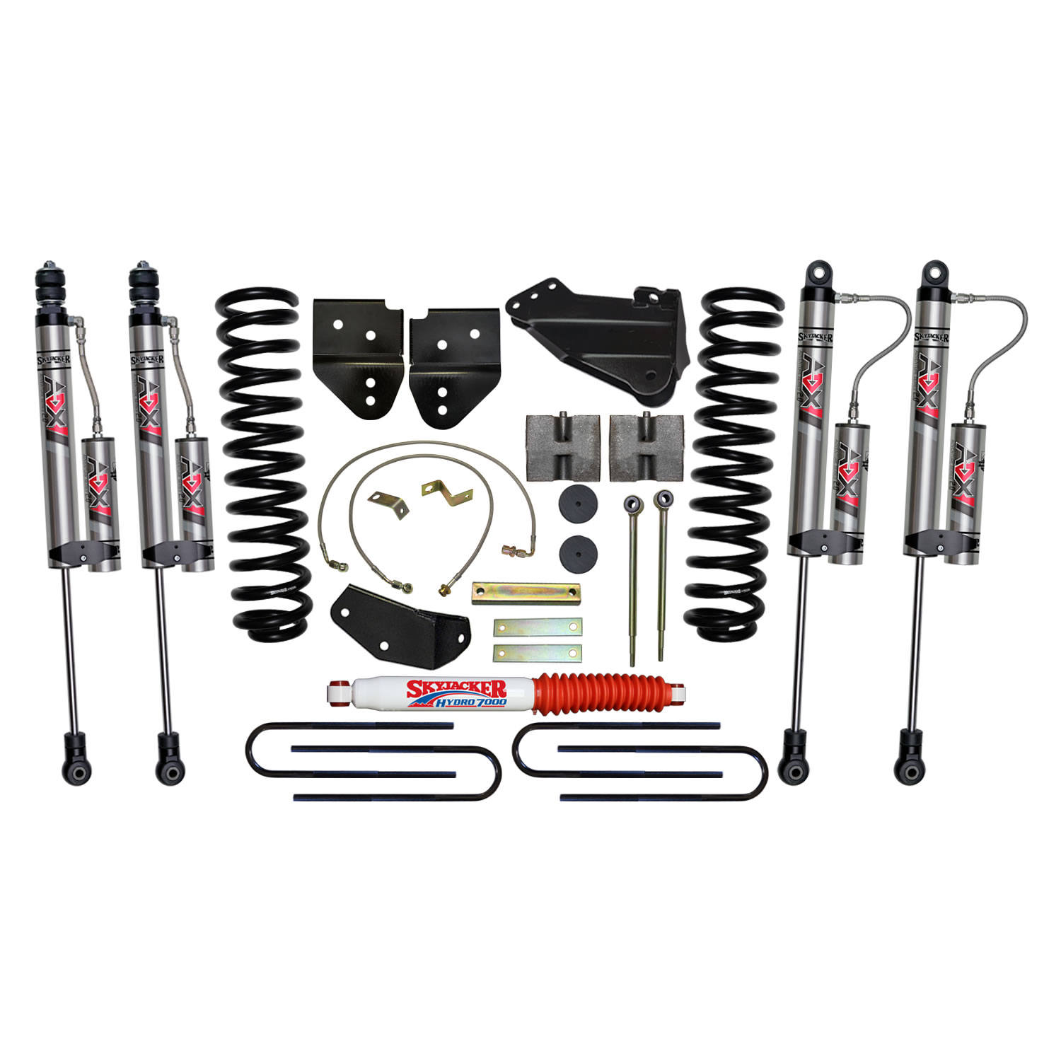 Skyjacker 6 in. Suspension Lift Kit With ADX 2.0 Remote Reservoir Monotube Shocks. F5601K-X