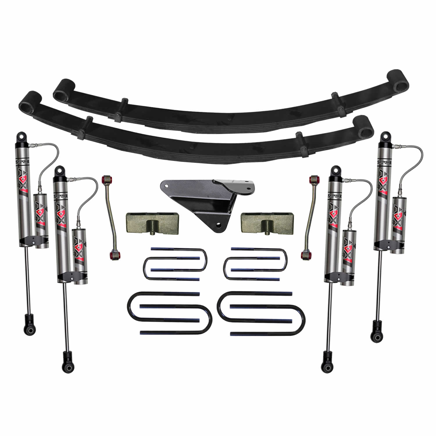 Skyjacker 4 in. Suspension Lift Kit With ADX 2.0 Remote Reservoir Monotube Shocks. F940MK-X