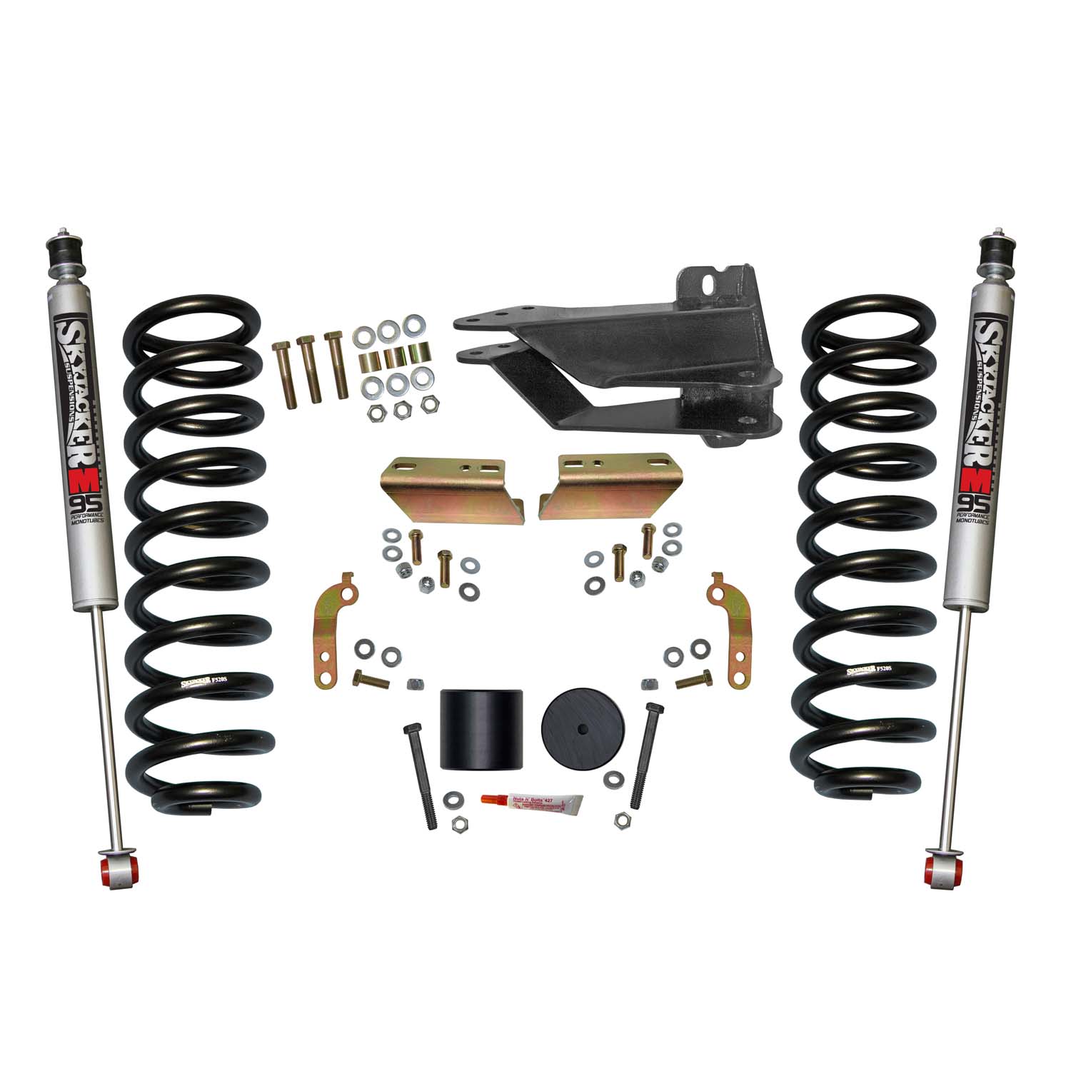 Skyjacker 2.5 in. Front Leveling Kit With M95 Monotube Shocks. F1720VBK-M