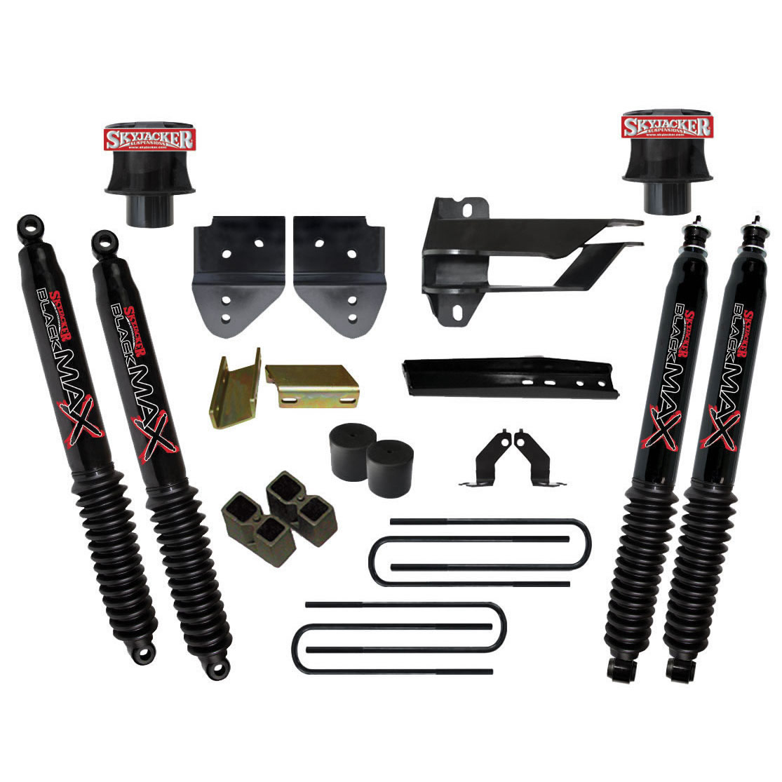 Skyjacker Suspension Lift Kit 4in. includes BlackMax shocks front and rear F1740SPB