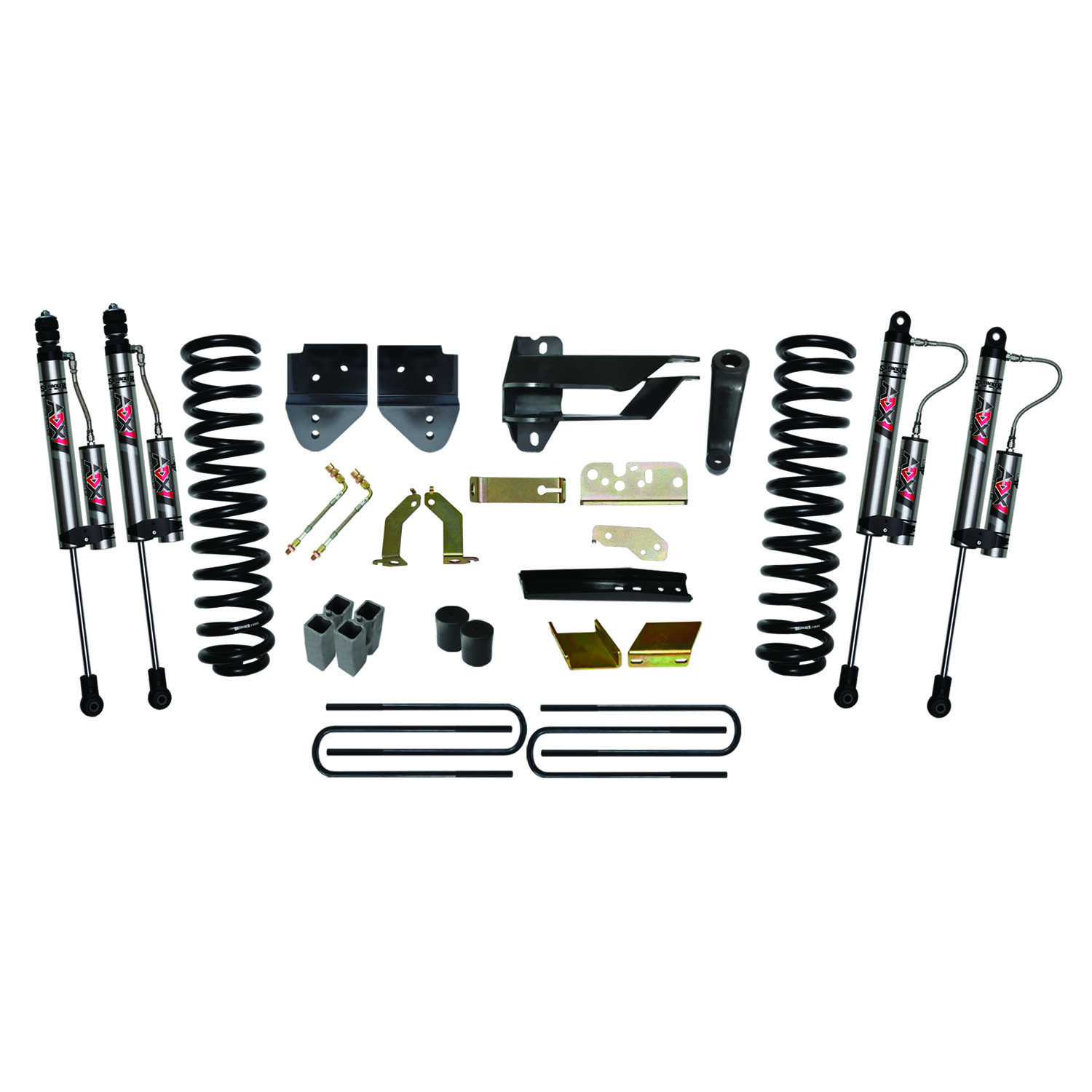 Skyjacker 6 in. Suspension Lift Kit With ADX 2.0 Remote Reservoir Monotube Shocks. F17601K-X