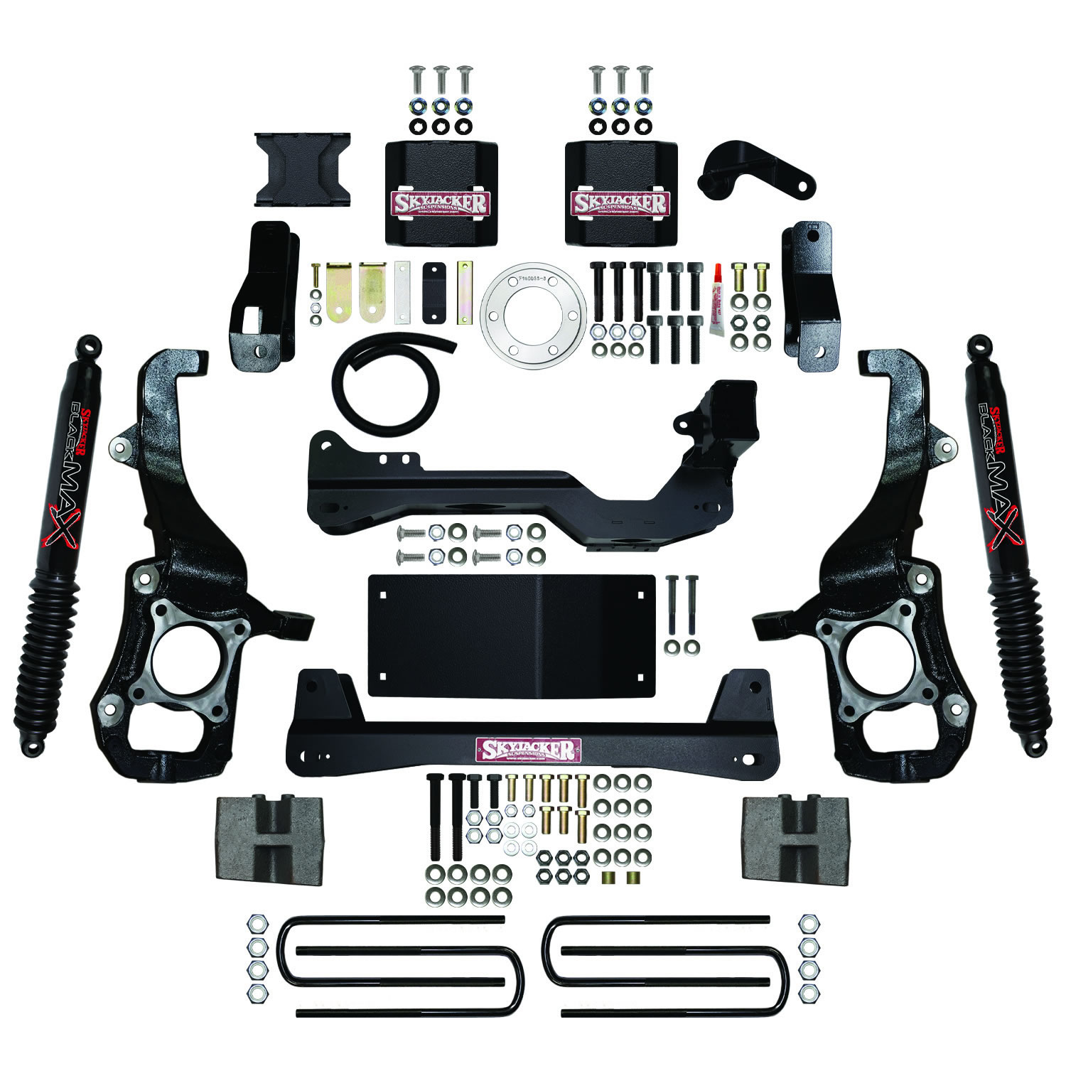 Skyjacker 6 in. Suspension Lift Kit With Black Max Shocks. F2160BKB