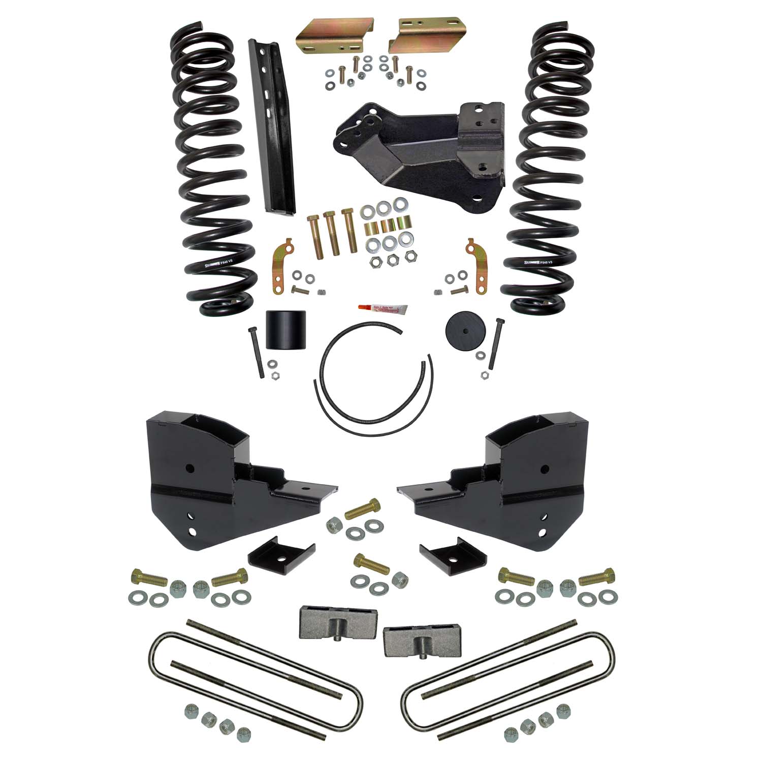 Skyjacker 4 in. Suspension Lift Kit with Front Coils and Rear Blocks. F23451K