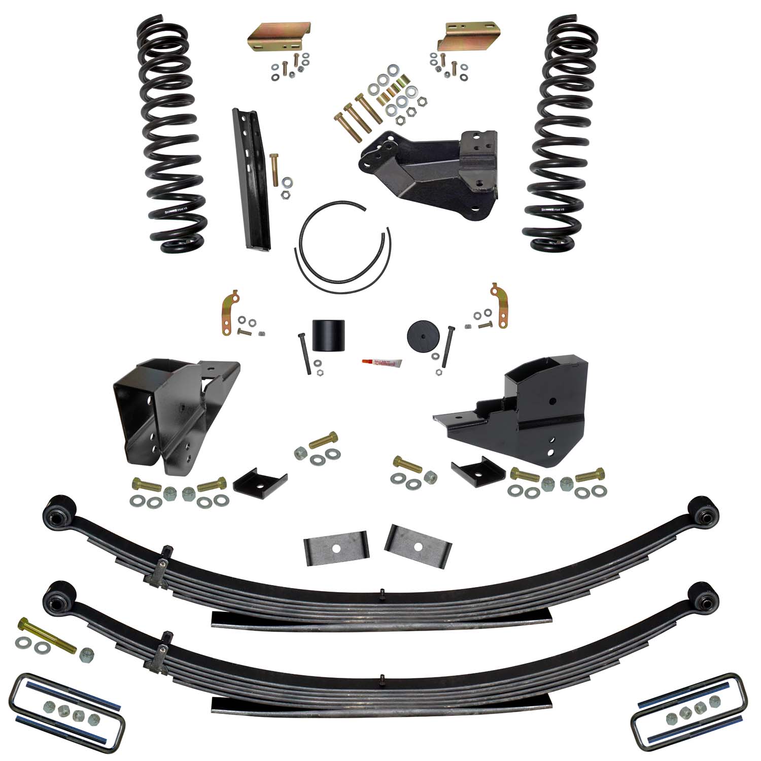 Skyjacker 4 In. Lift Kit with Front Coil Springs and Rear Leaf Springs. F23451KS