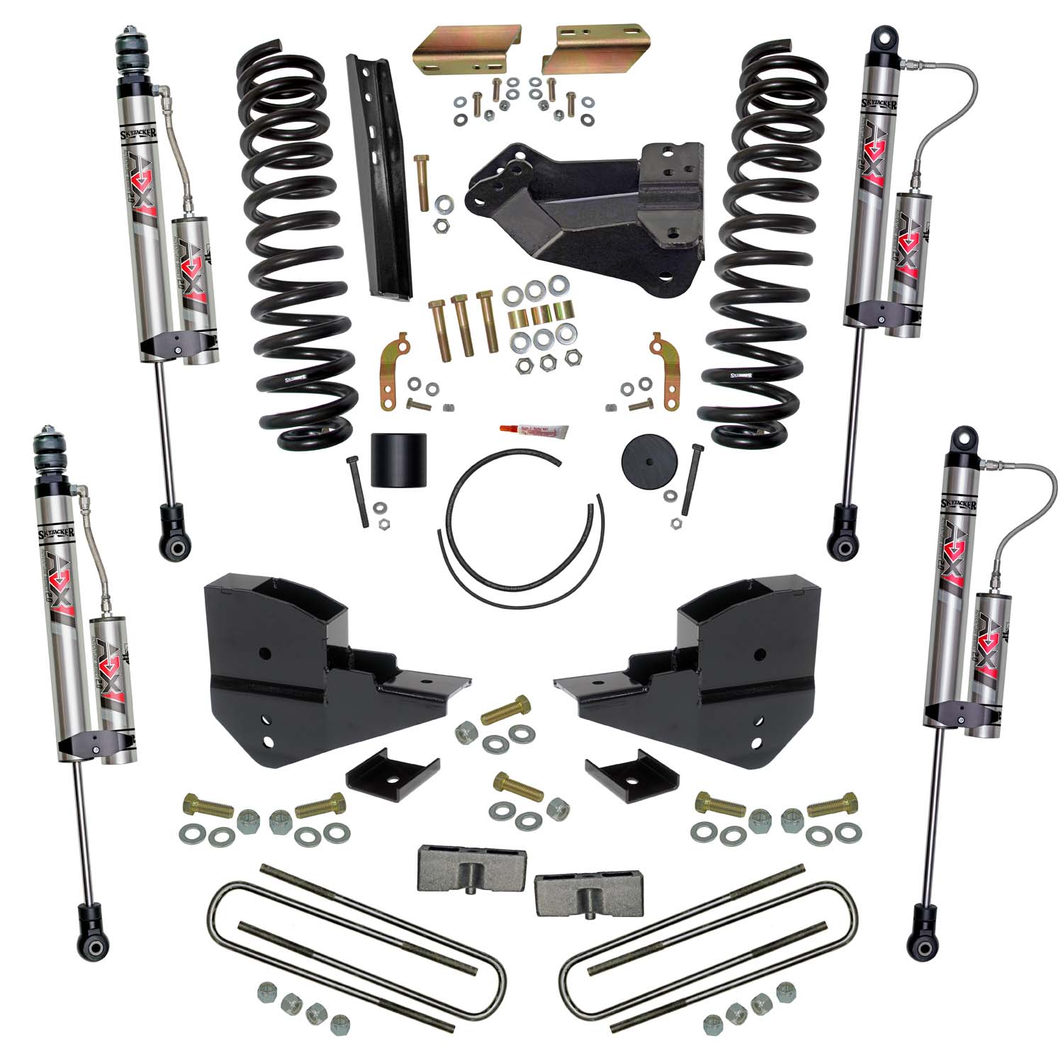 Skyjacker 4 in. Suspension Lift Kit with 4-Link Conversion. F23401K-X