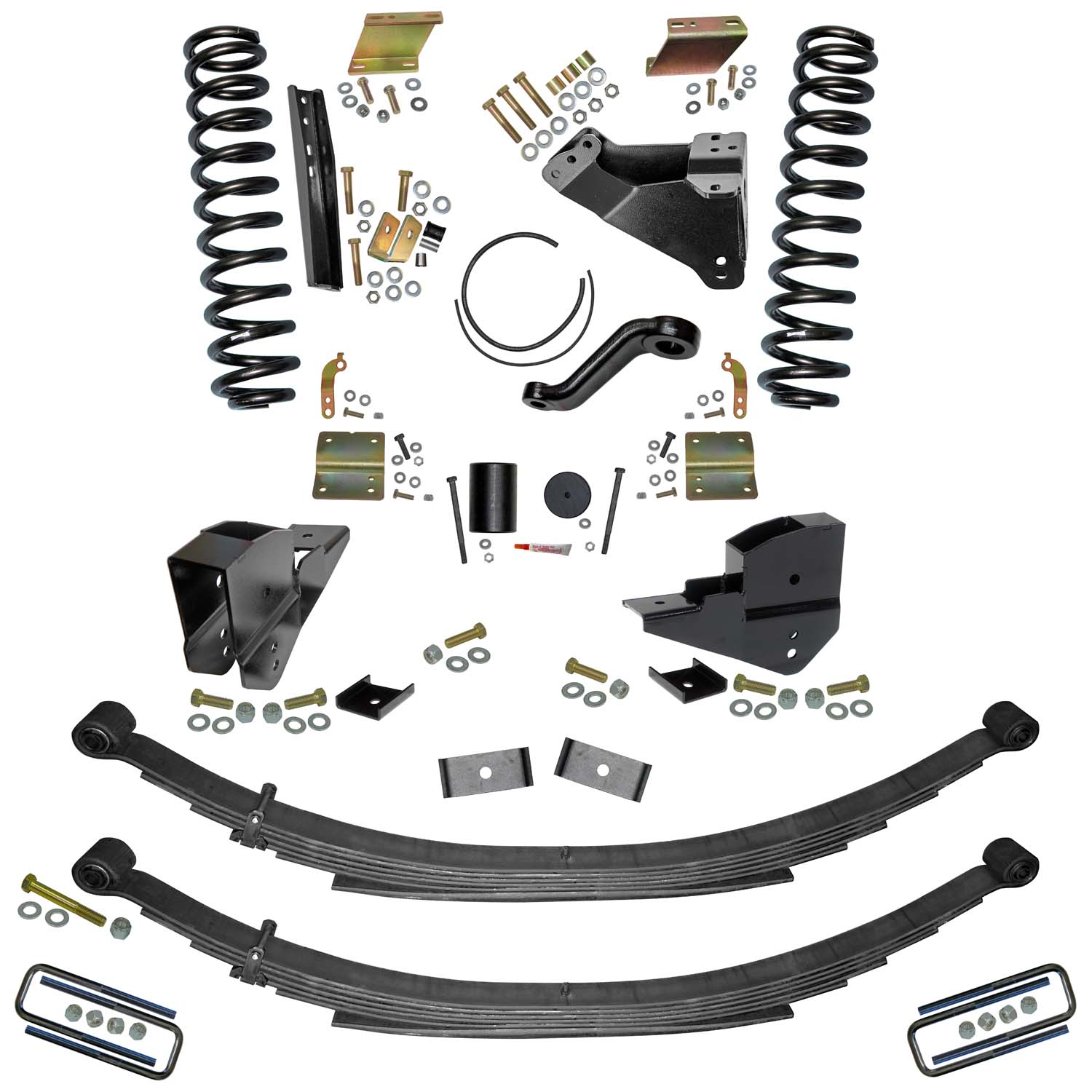 Skyjacker 6 in. Lift Kit with Front Coils and Rear Leaf Springs. F23601KS