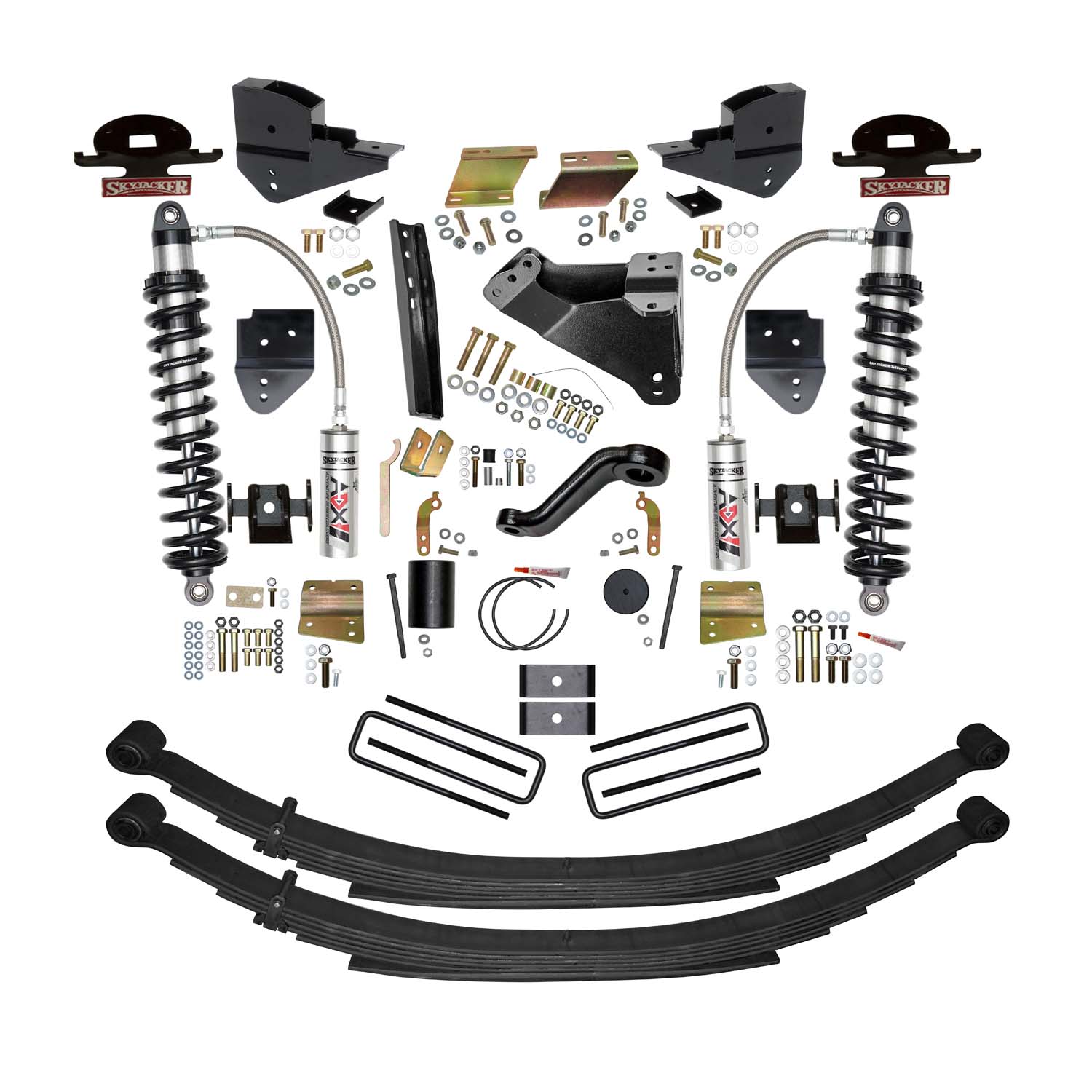 Skyjacker 6 in. ADX 2.5 Remote Reservoir Coilover Suspension Lift Kit With Rear Springs. F2361KS