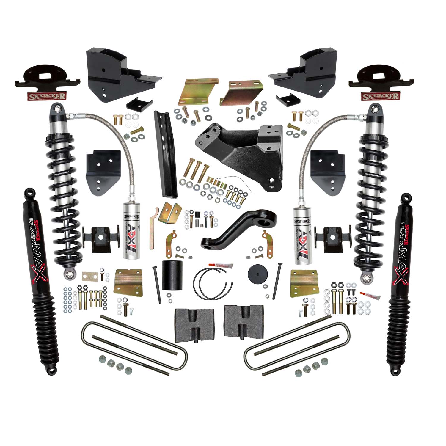 Skyjacker 6 in. ADX 2.5 Coilover Suspension Lift Kit With Black MAX Shocks. F2361K-B