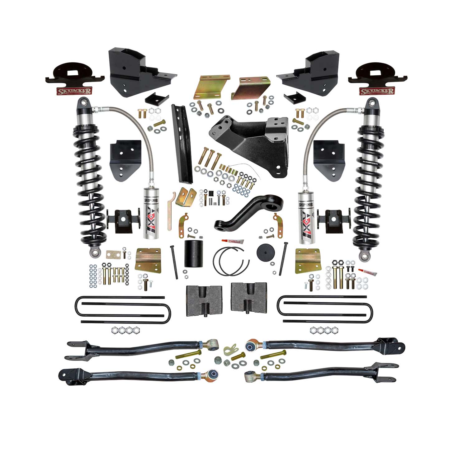 Skyjacker 6 in. ADX 2.5 Coilover Suspension Lift Kit With  4-Link Conversion. F23624K