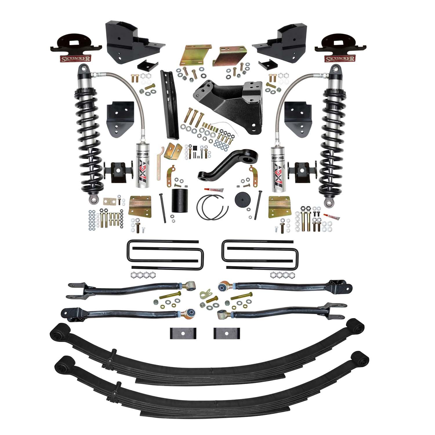 Skyjacker 6 in. ADX 2.5 Coilover Suspension Lift Kit With 4-Link Conversion. F23624KS