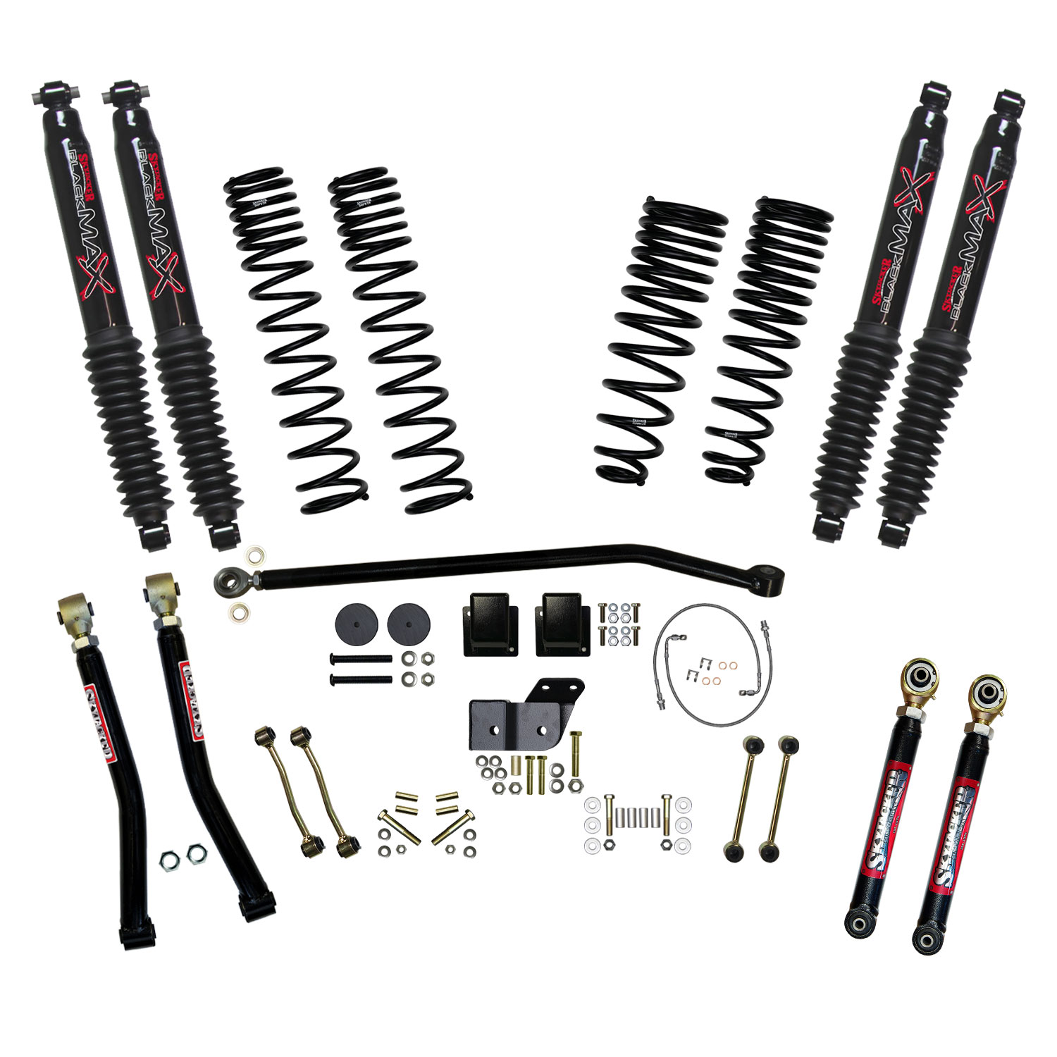 Skyjacker 6 Inch Dual Rate Long Travel Suspension Lift System G602RKBLT