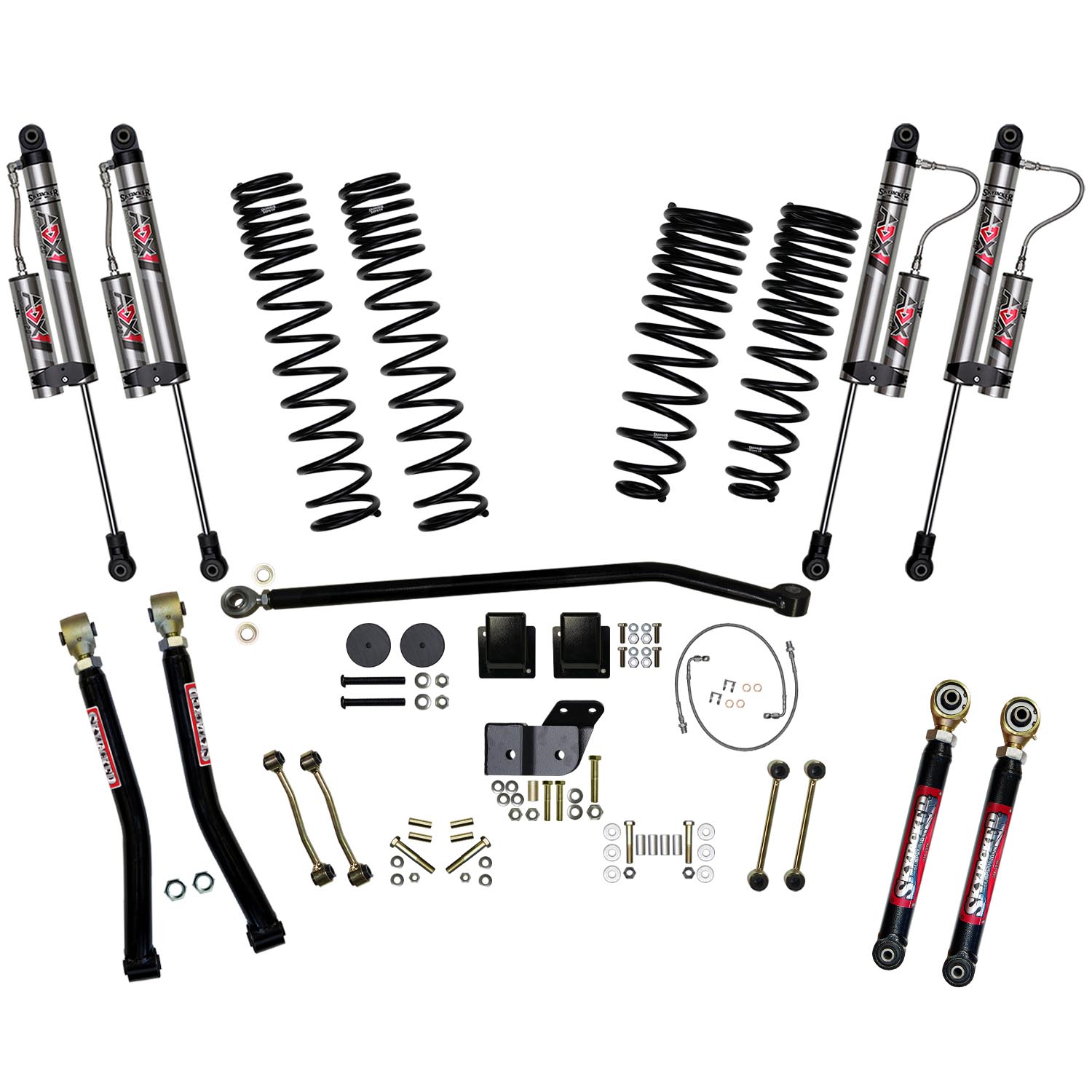 Skyjacker 6.5 in. Suspension Lift System With ADX 2.0 Remote Reservoir Shocks. G652KXLT