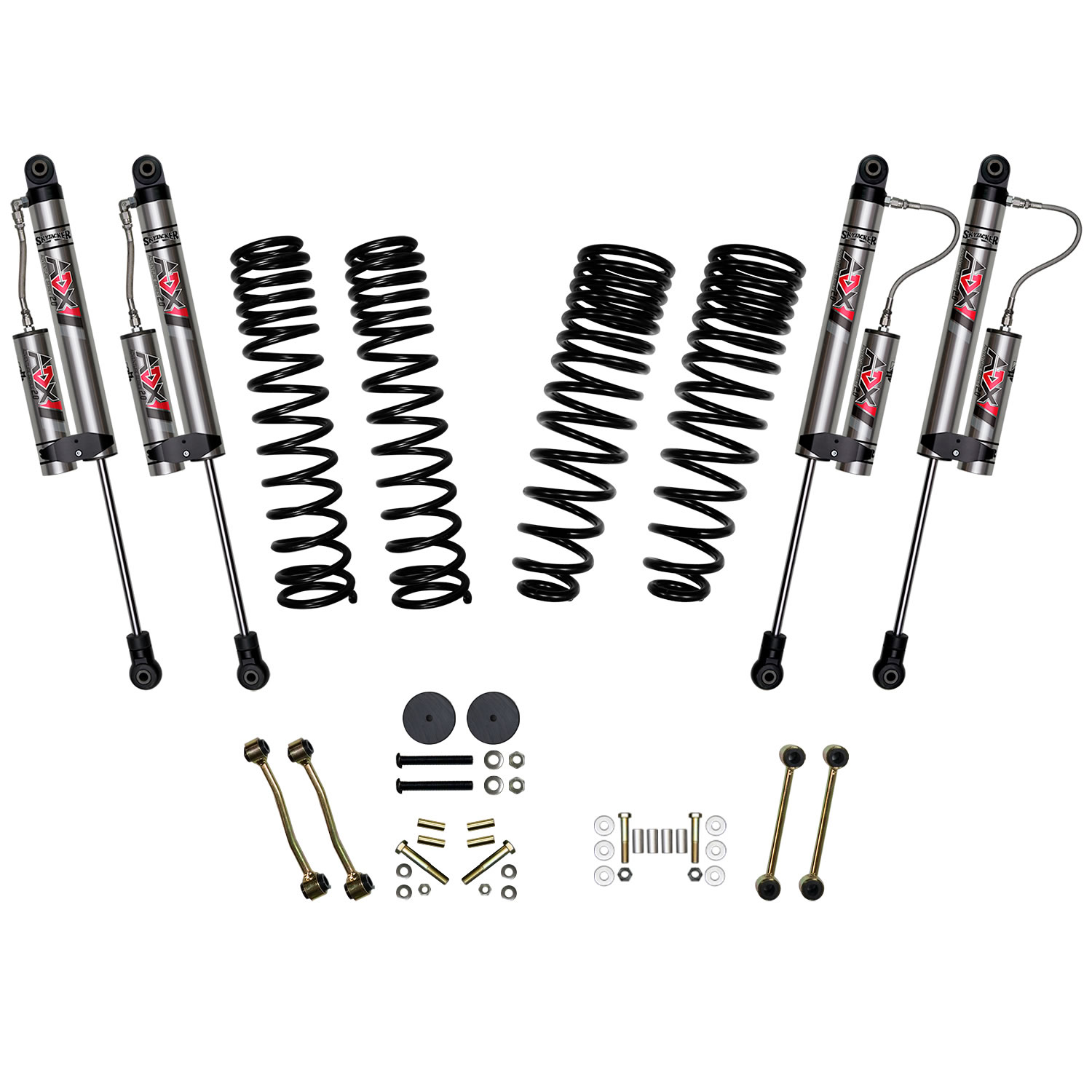 Skyjacker 2.5 in. Suspension Lift System With ADX 2.0 Remote Reservoir Shocks. G251KXLT