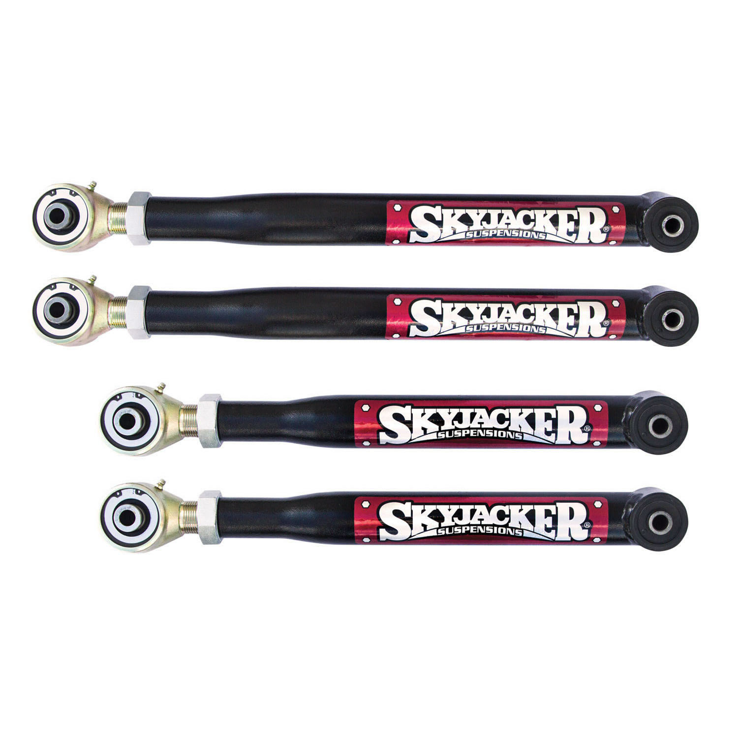 Skyjacker Control Arms Set of 4 Black Steel with Currie Joints JK24LLX