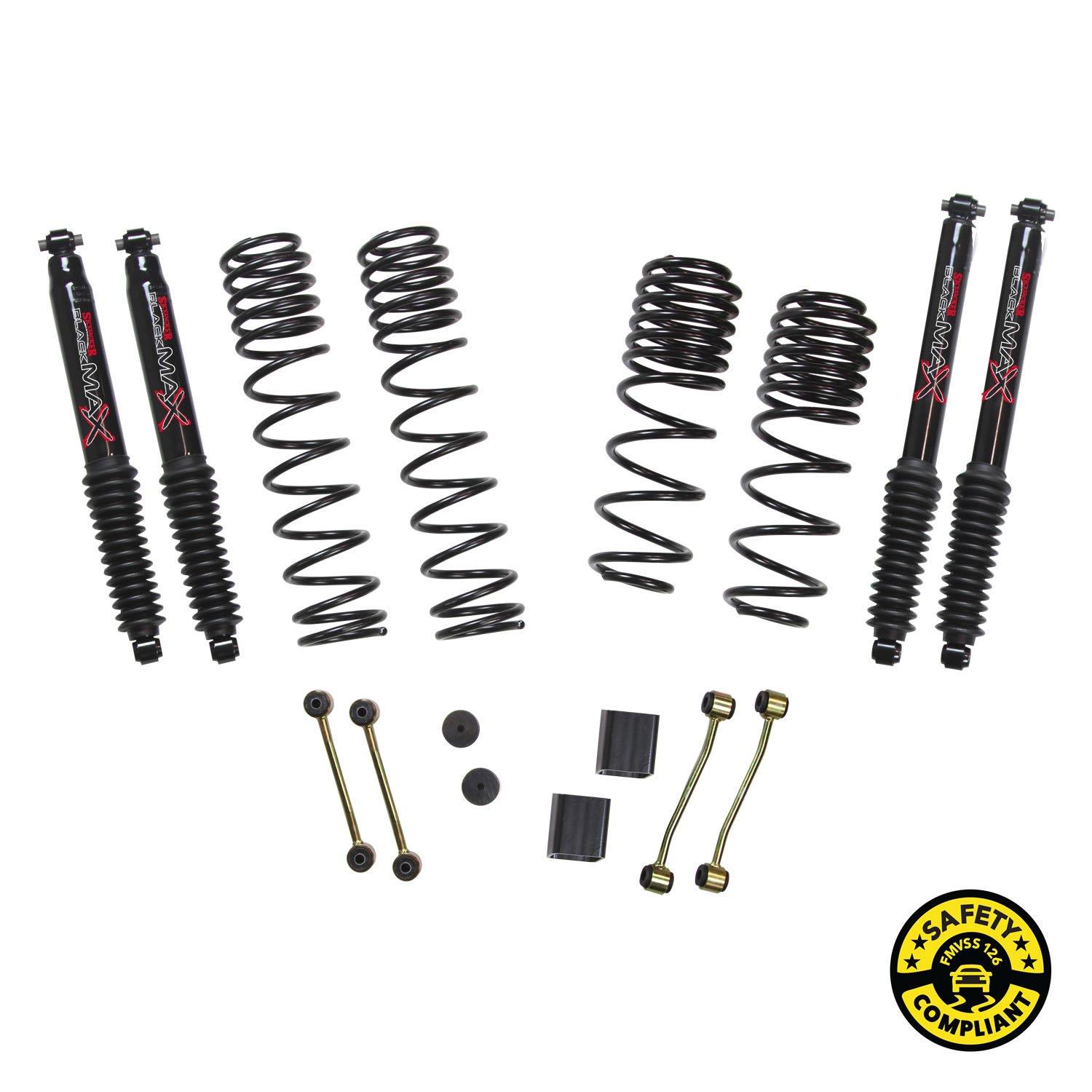 Skyjacker Jeep Wrangler JL 2-Door Rubicon 4WD 2-2.5 in. Dual Rate-Long Travel Lift Kit Sys JL20RBPBLT
