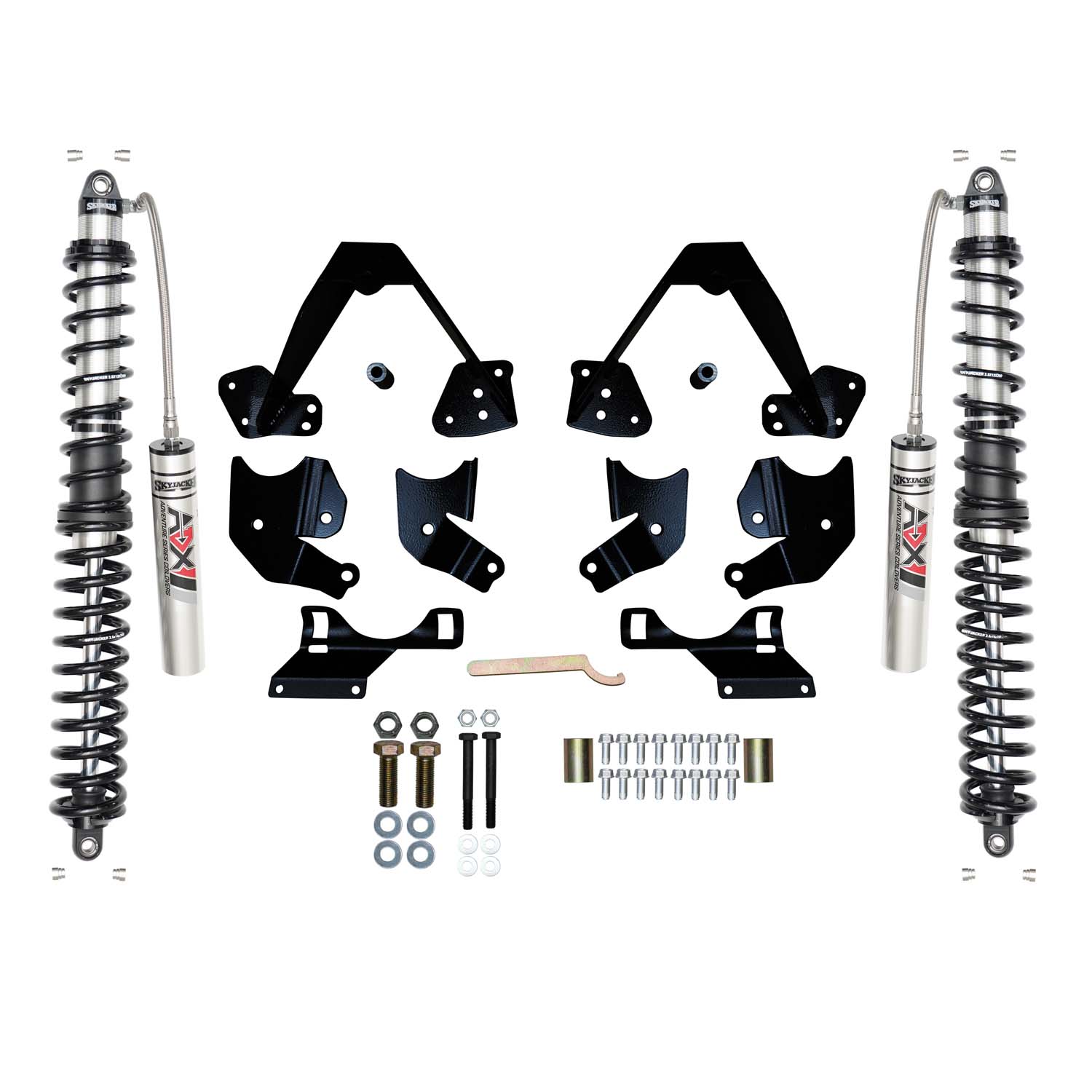 Skyjacker 3.5-6 In. ADX 2.0 Adventure Series Remote Reservoir Rear Coilover Kit. JL36ERBO