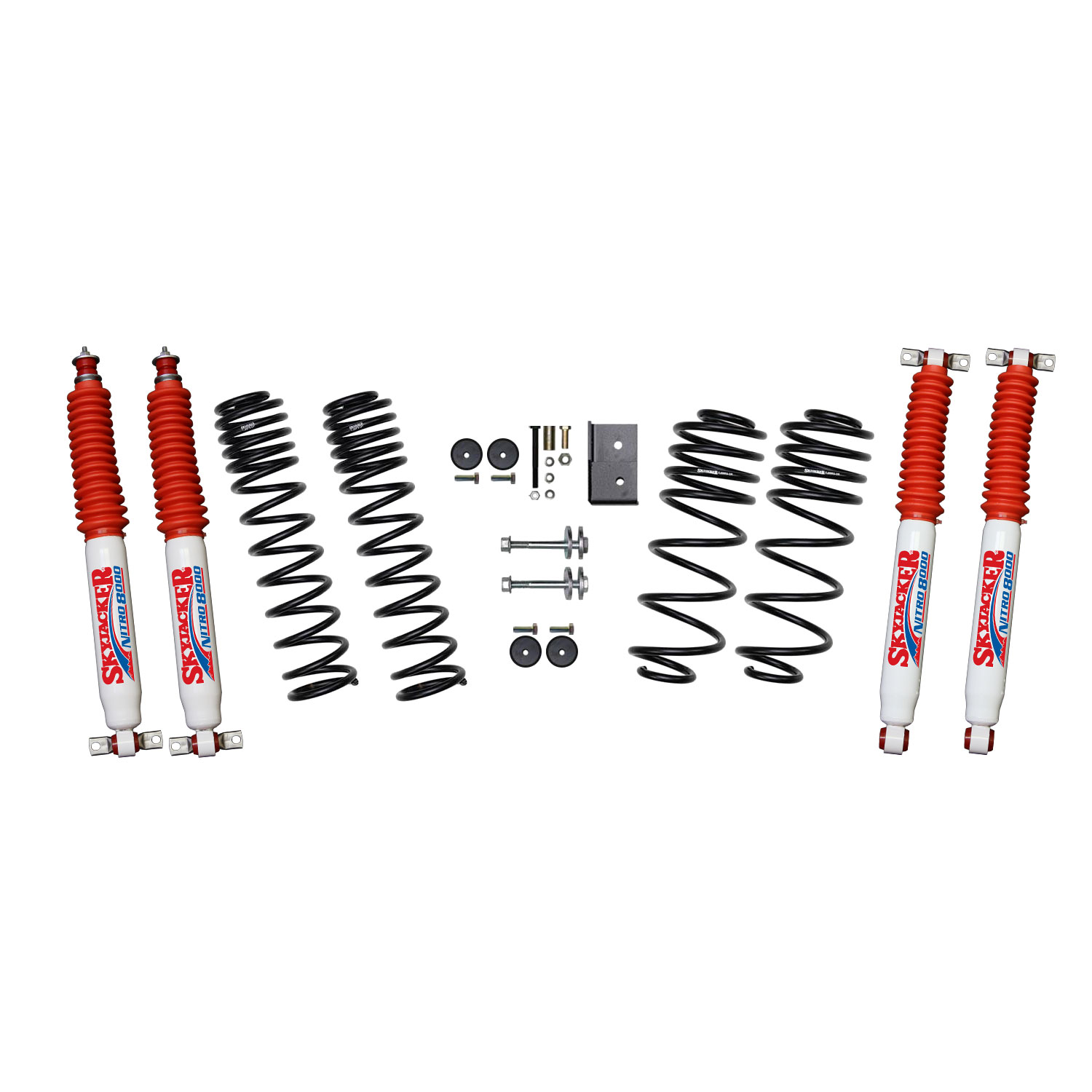 Skyjacker Long Travel Series Suspension Lift Kit w/Shocks TJ25BPNLT