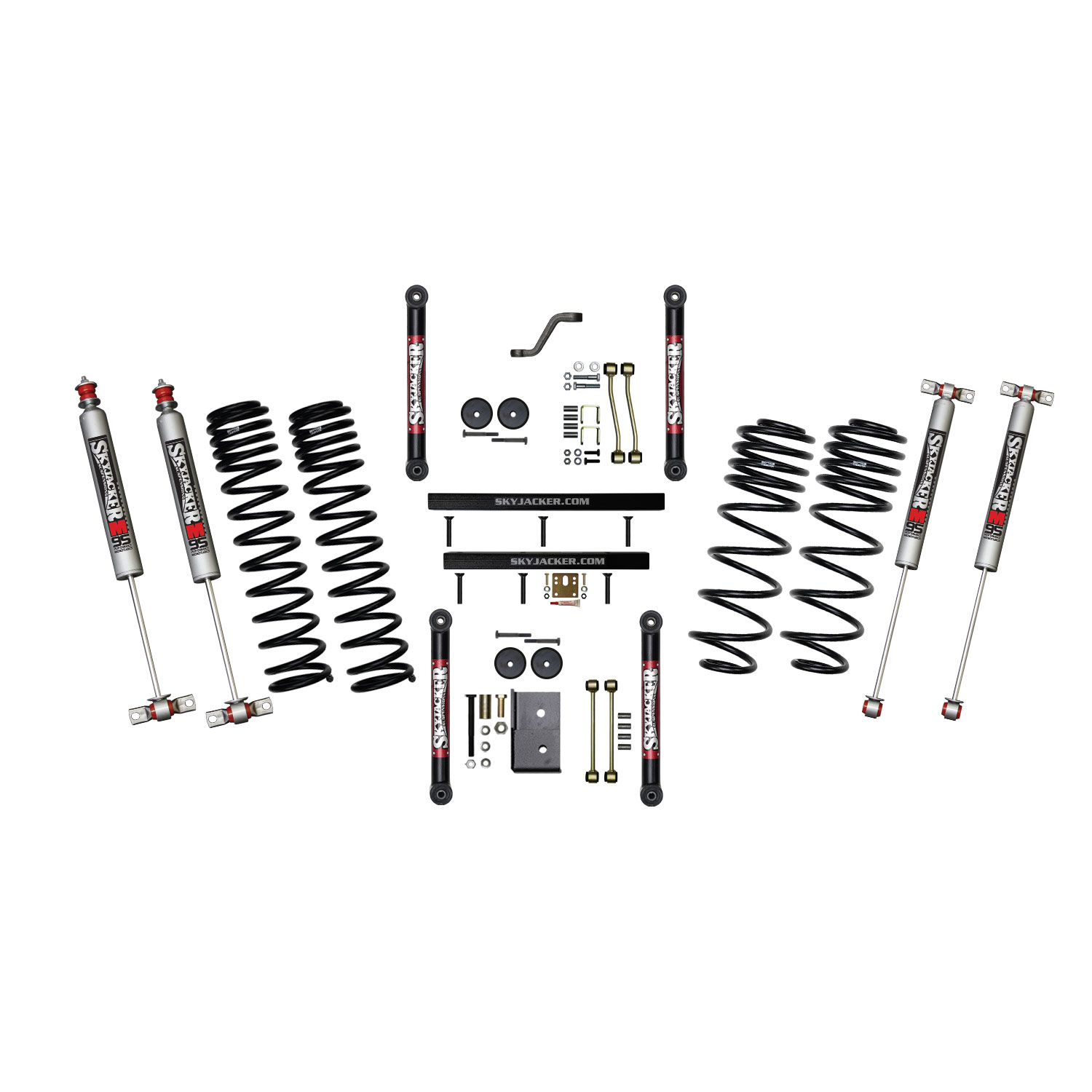 Skyjacker Long Travel Series Suspension Lift Kit w/Shocks TJ401BPMLT